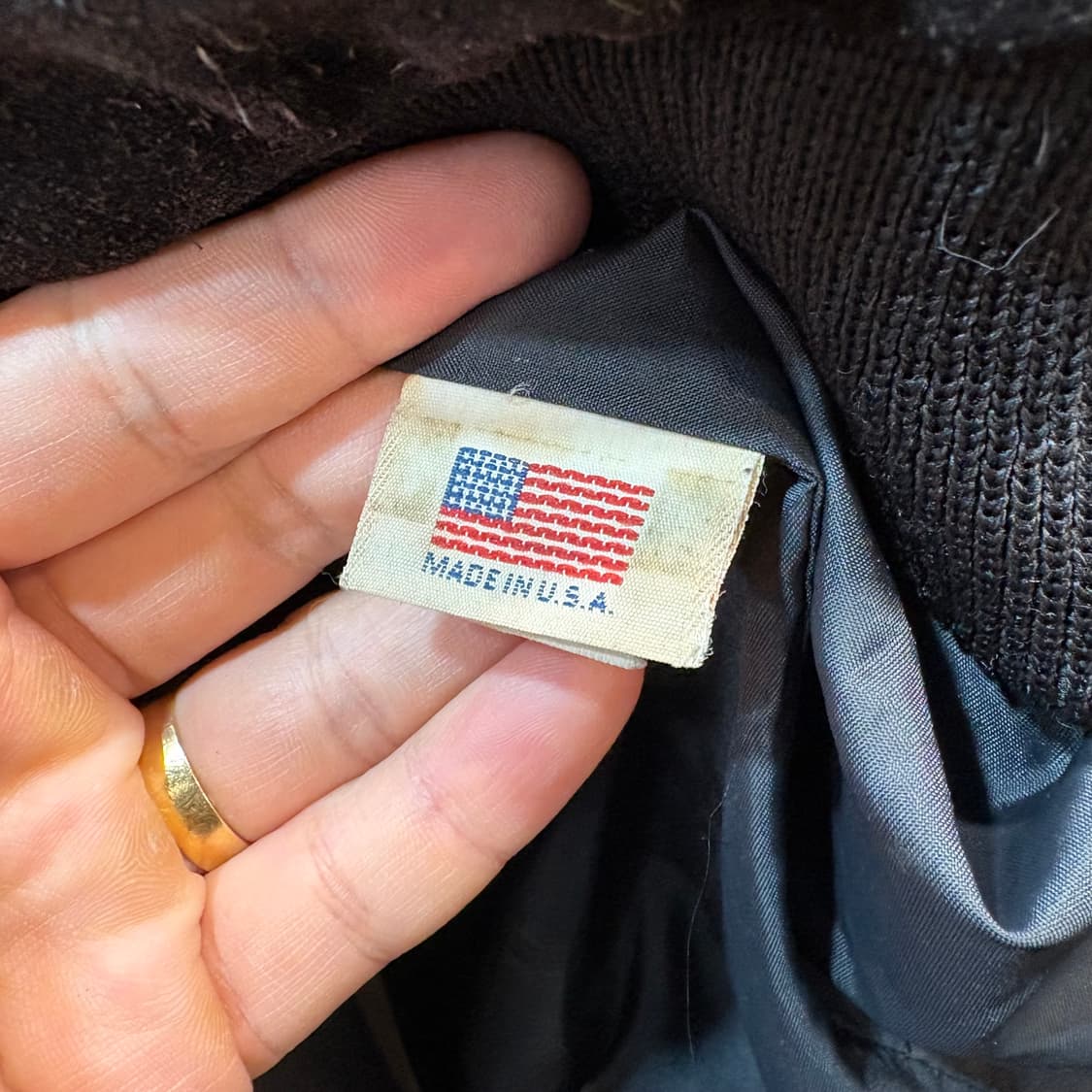 [42] USA VINTAGE 골든베어 스웨이드 바라쿠타 자켓 상품이미지8