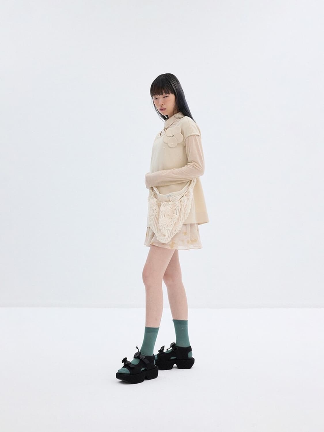 나비버스 - Net Bonnet_Ivory 상품이미지3