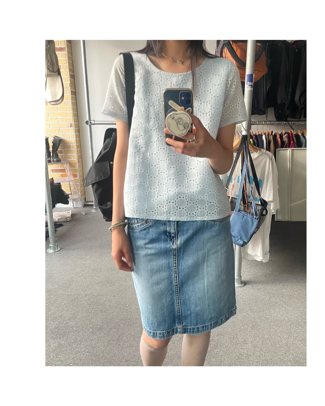Dot pattern blouse 상품이미지6