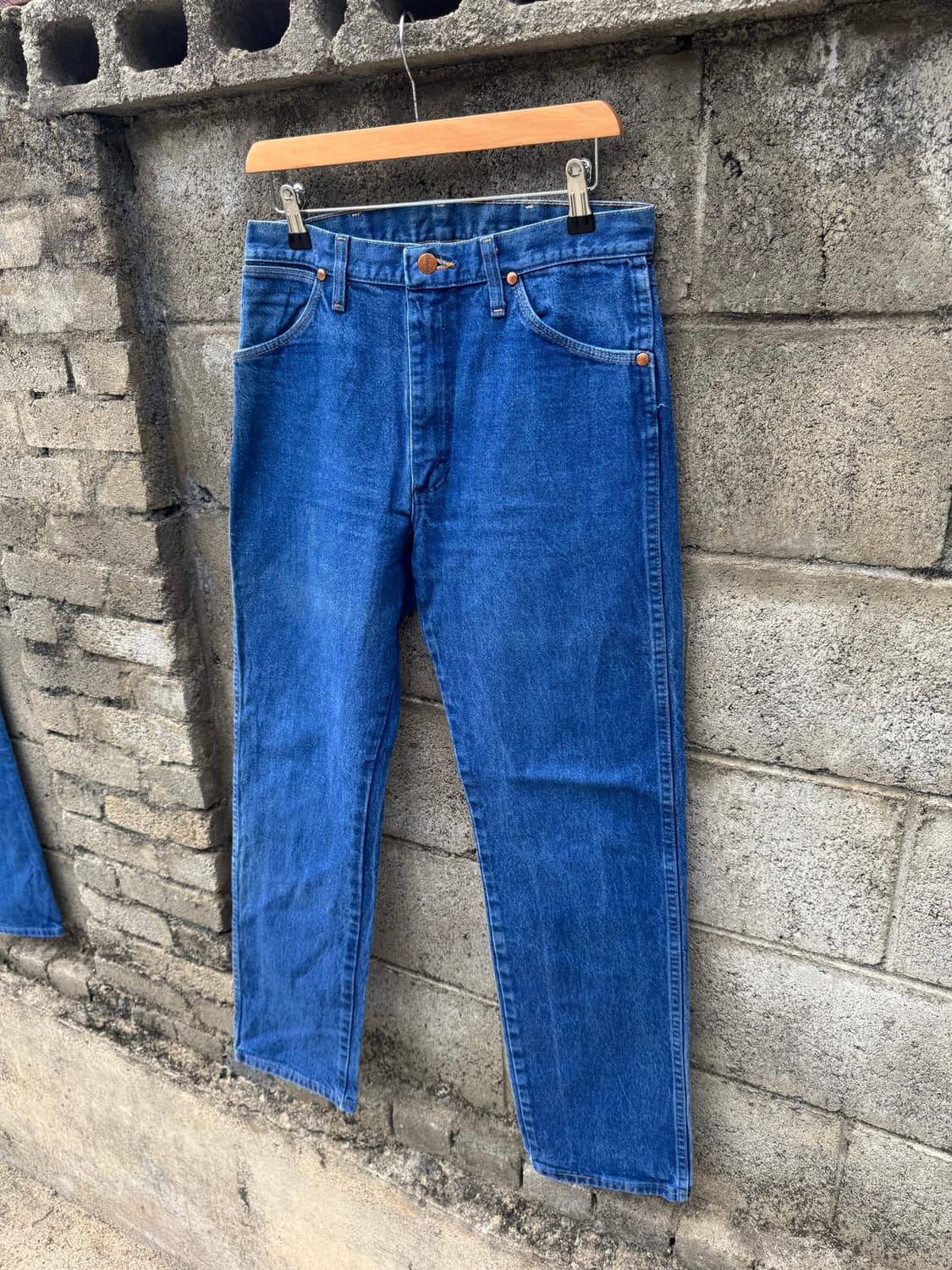 00s 랭글러 빈티지 13mwz 카우보이컷 데님 팬츠  상품이미지3