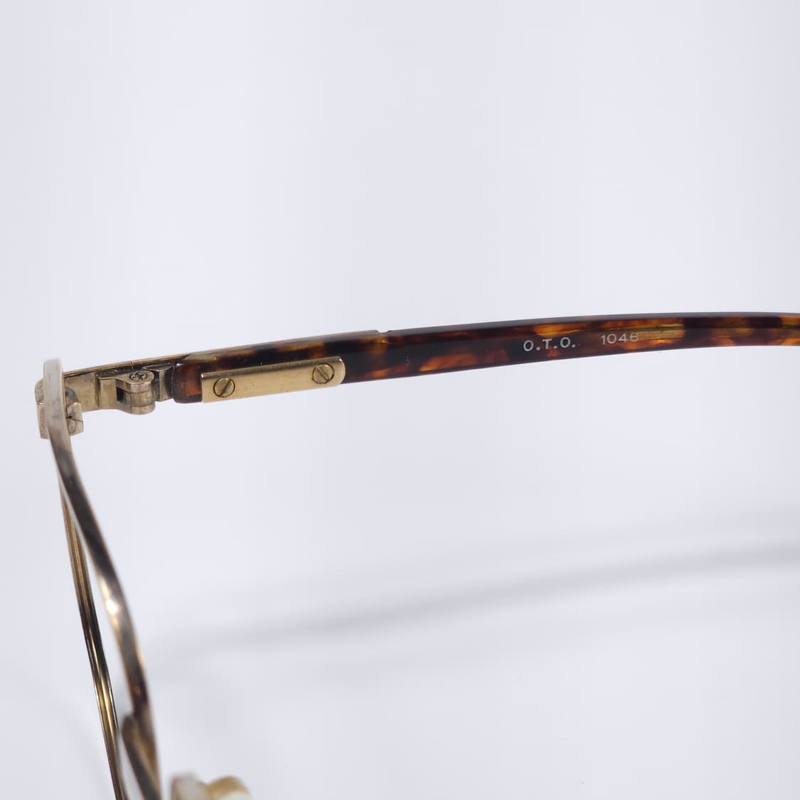 18K 도금 90년도 올드빈티지 톨토이즈 안경 상품이미지5