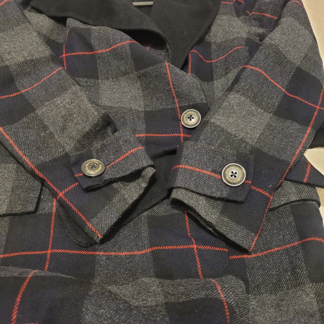 비비안웨스트우드 울 벨티드 코트 40 상품이미지4