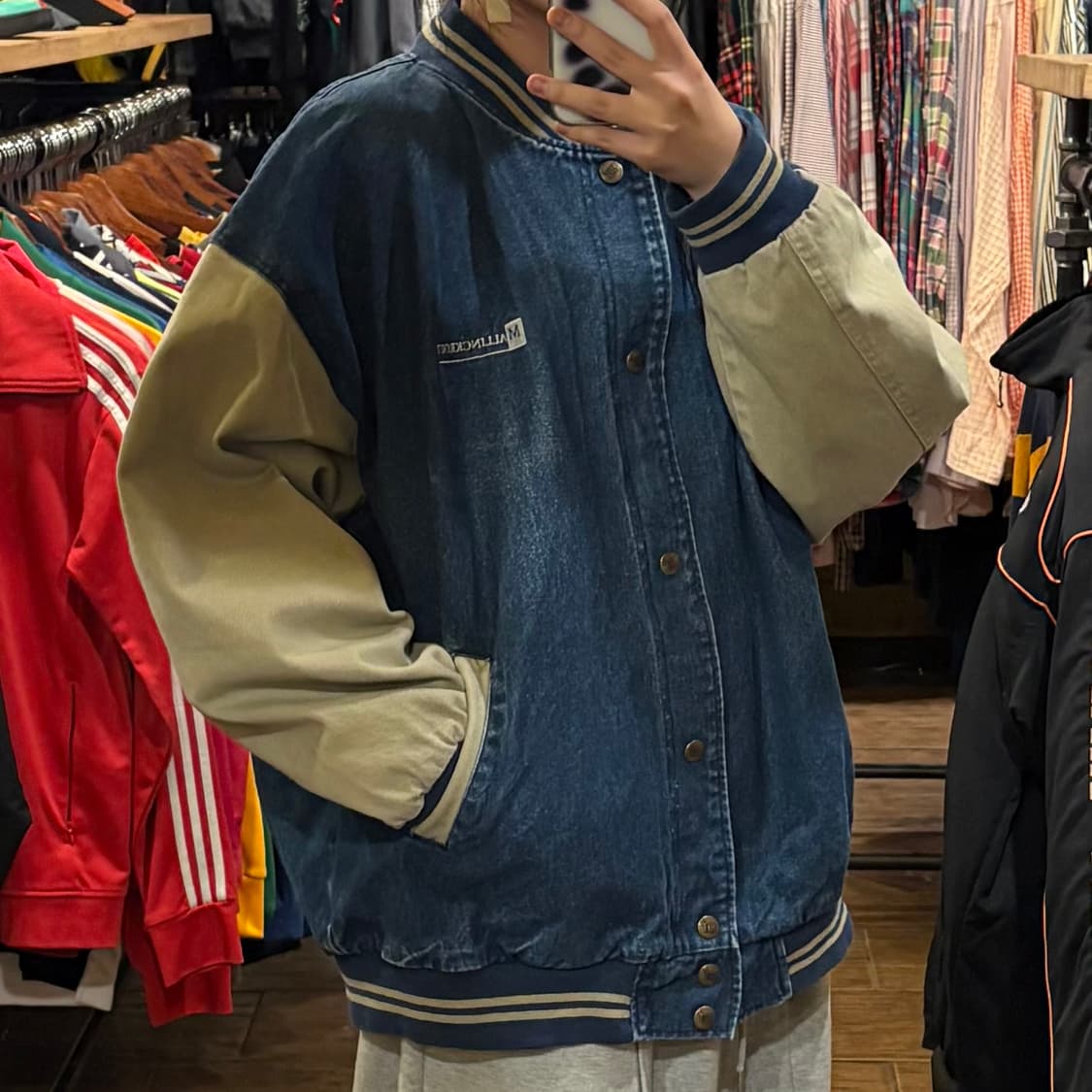 [HI] VTG 데님바시티자켓 중청 상품이미지4