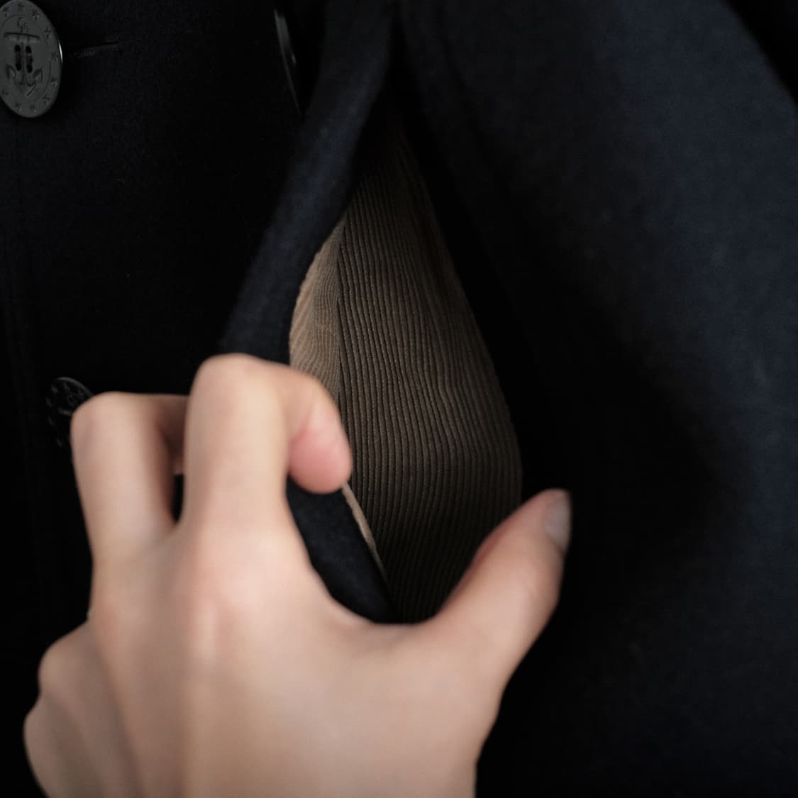 버즈릭슨 피코트 BR11554 네이비 36(95)사이즈 상품이미지7