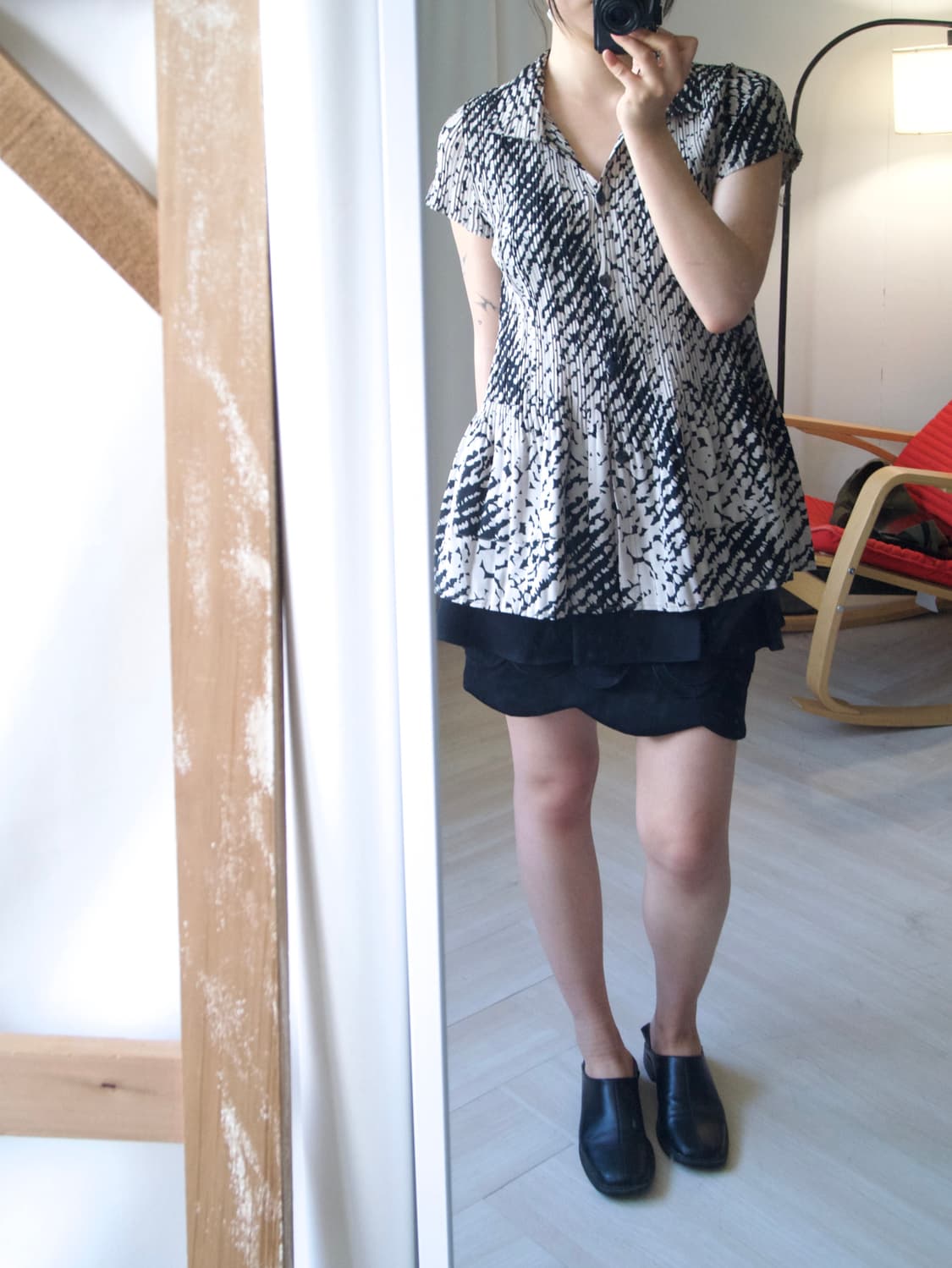 pleats pocket long shirts 상품이미지4