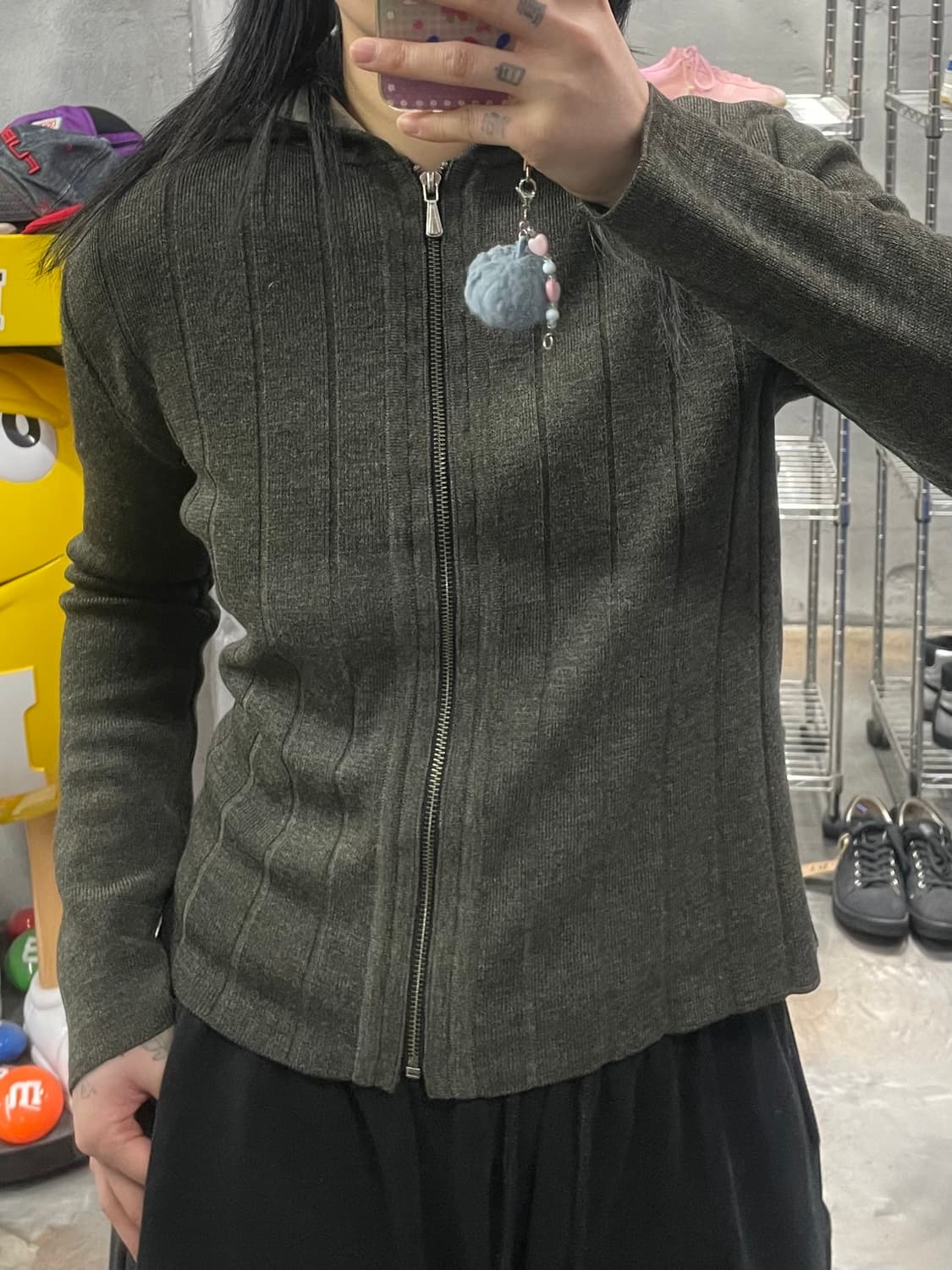 아르마니 익스체인지 니트 후드집업 상품이미지8