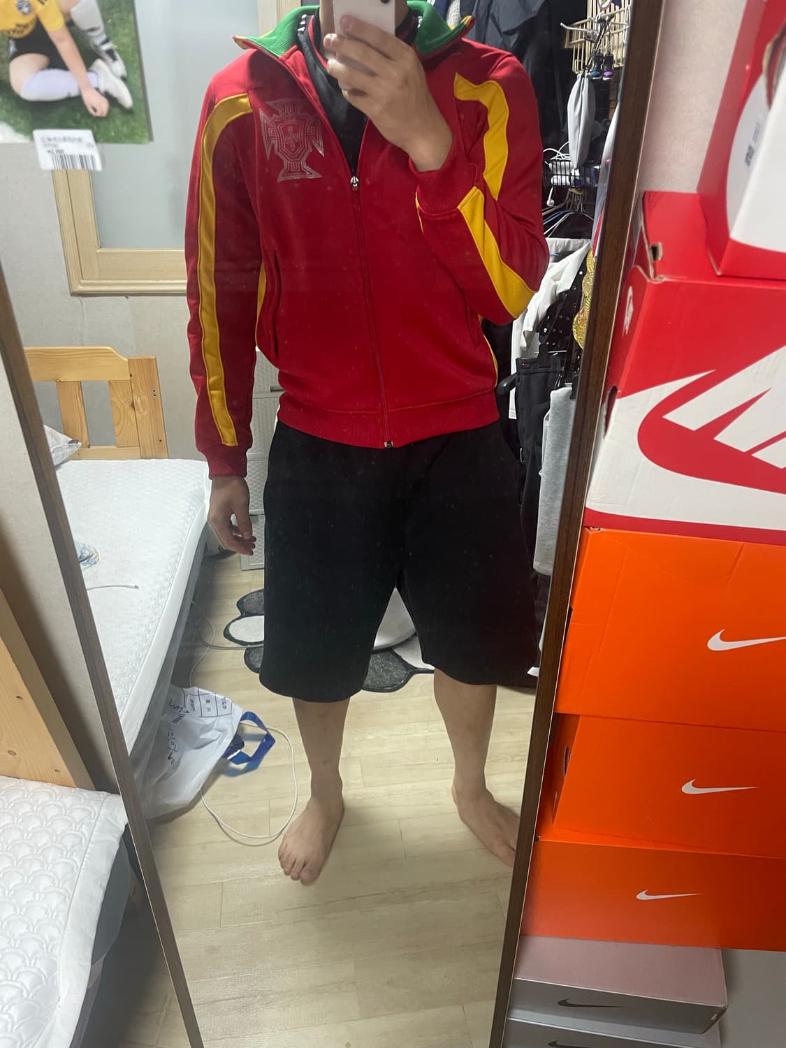 포르투갈 07-08 올드스쿨 나이키 트랙탑 상품이미지2