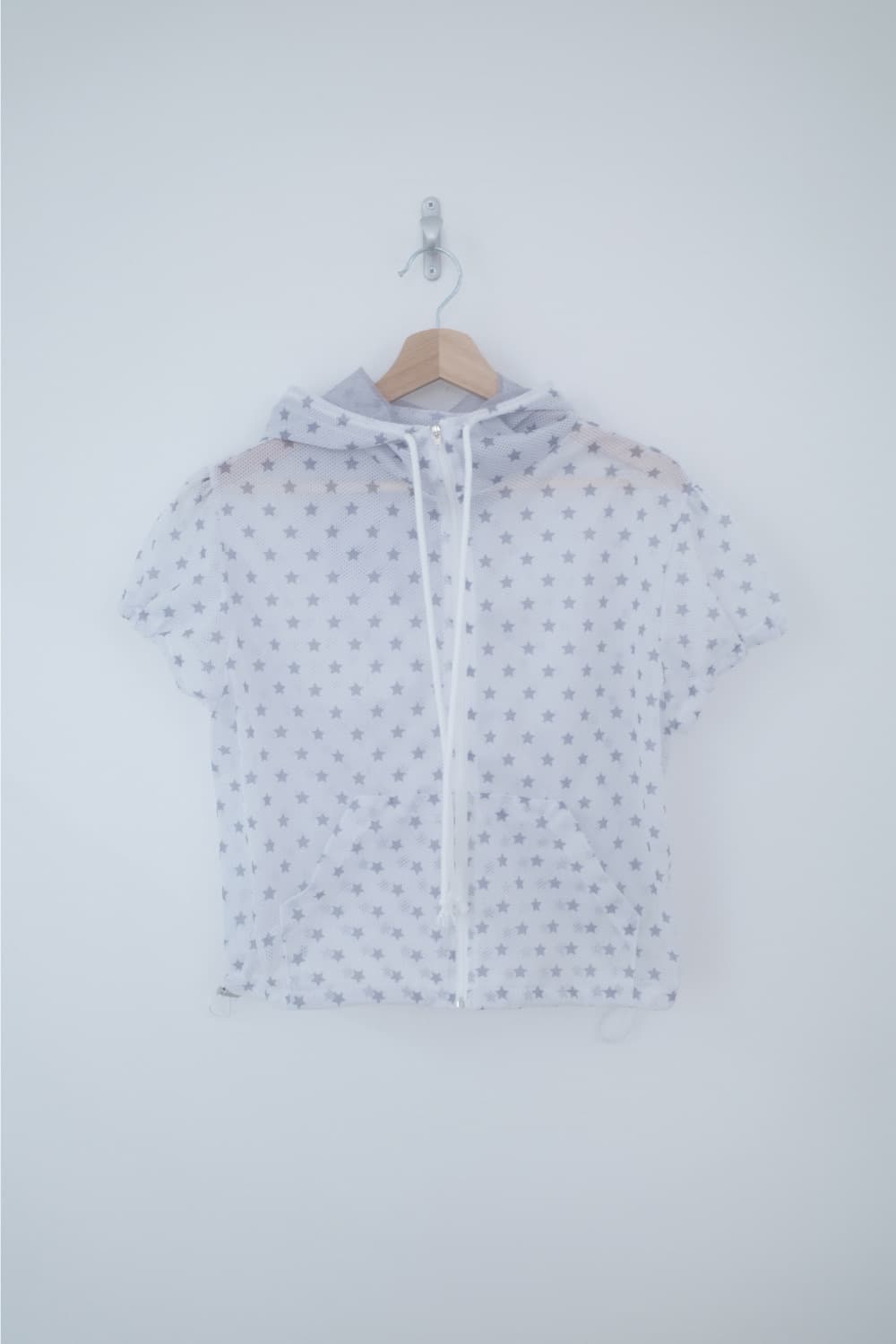 star mesh hood zip-up 새상품 상품이미지1