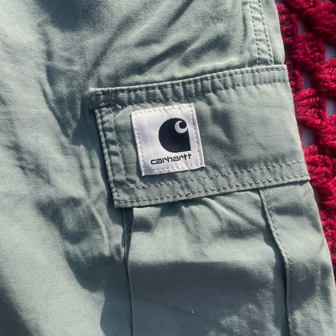 carhartt 카키 아메카지 스커트 상품이미지3