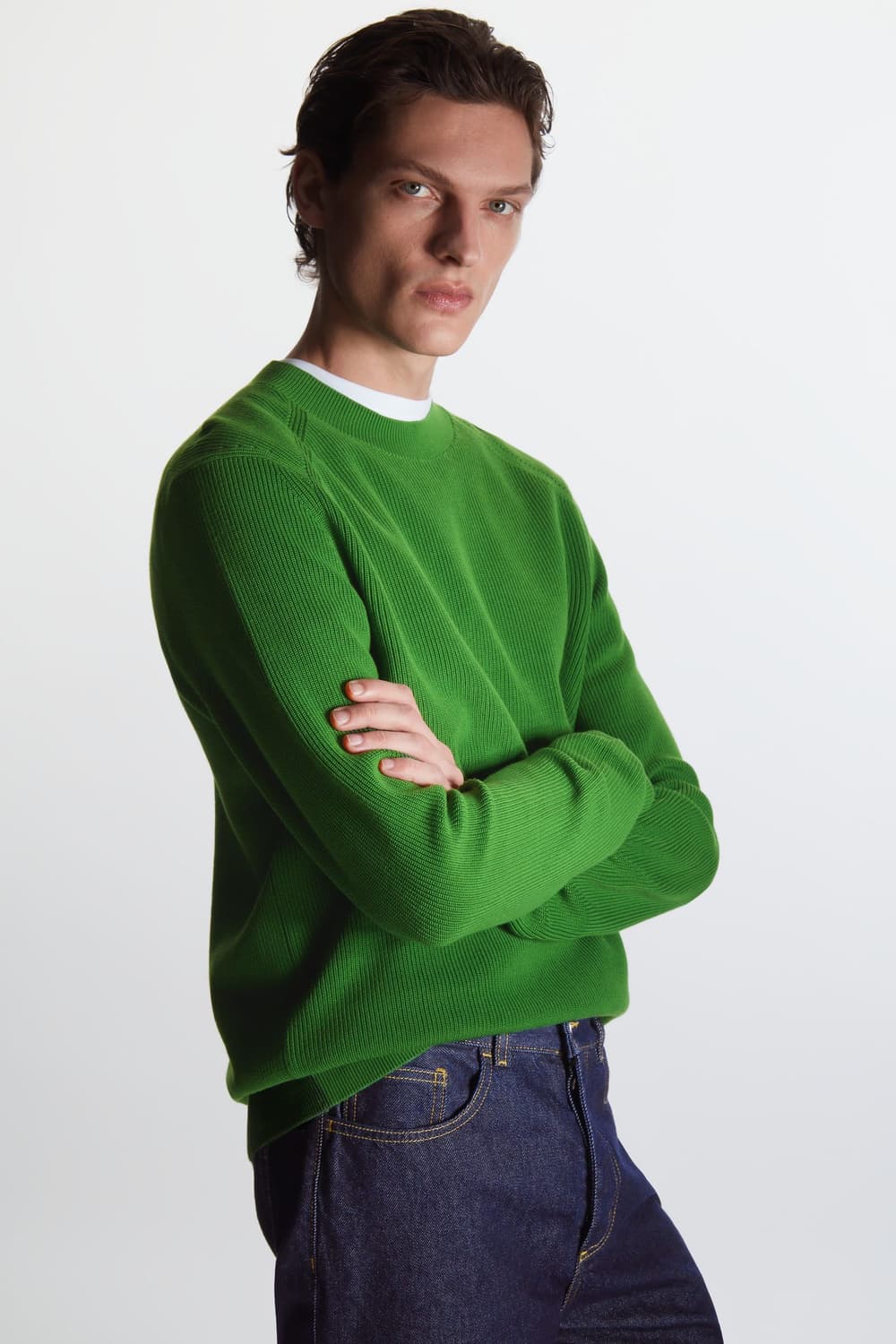 [코스] 레귤러핏 크루넥 스웨터 상품이미지1