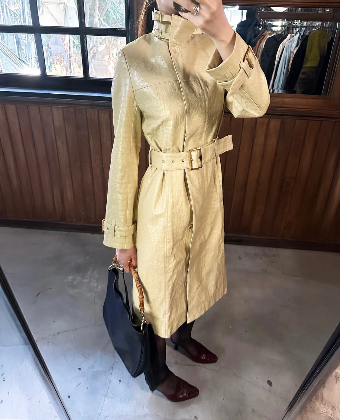 GUCCI leather bamboo bag 상품이미지3