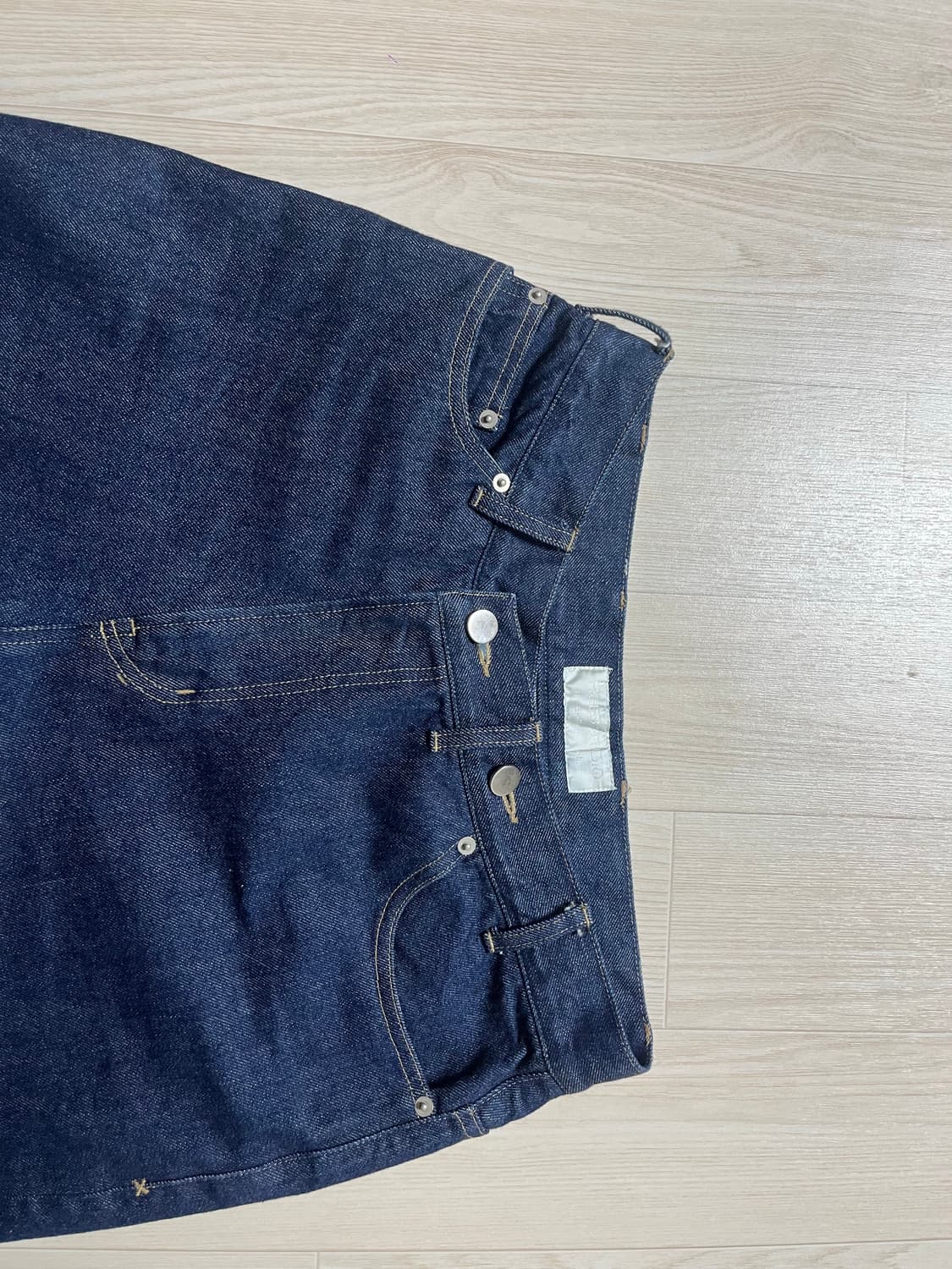 [HGBB STUDIO] YUPIK DENIM JEANS (INDIGO) 상품이미지8