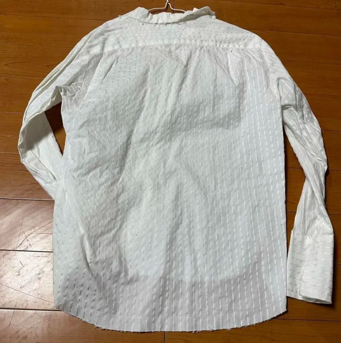 인스턴트펑크 화이트 스트라이프 셔츠 상품이미지3