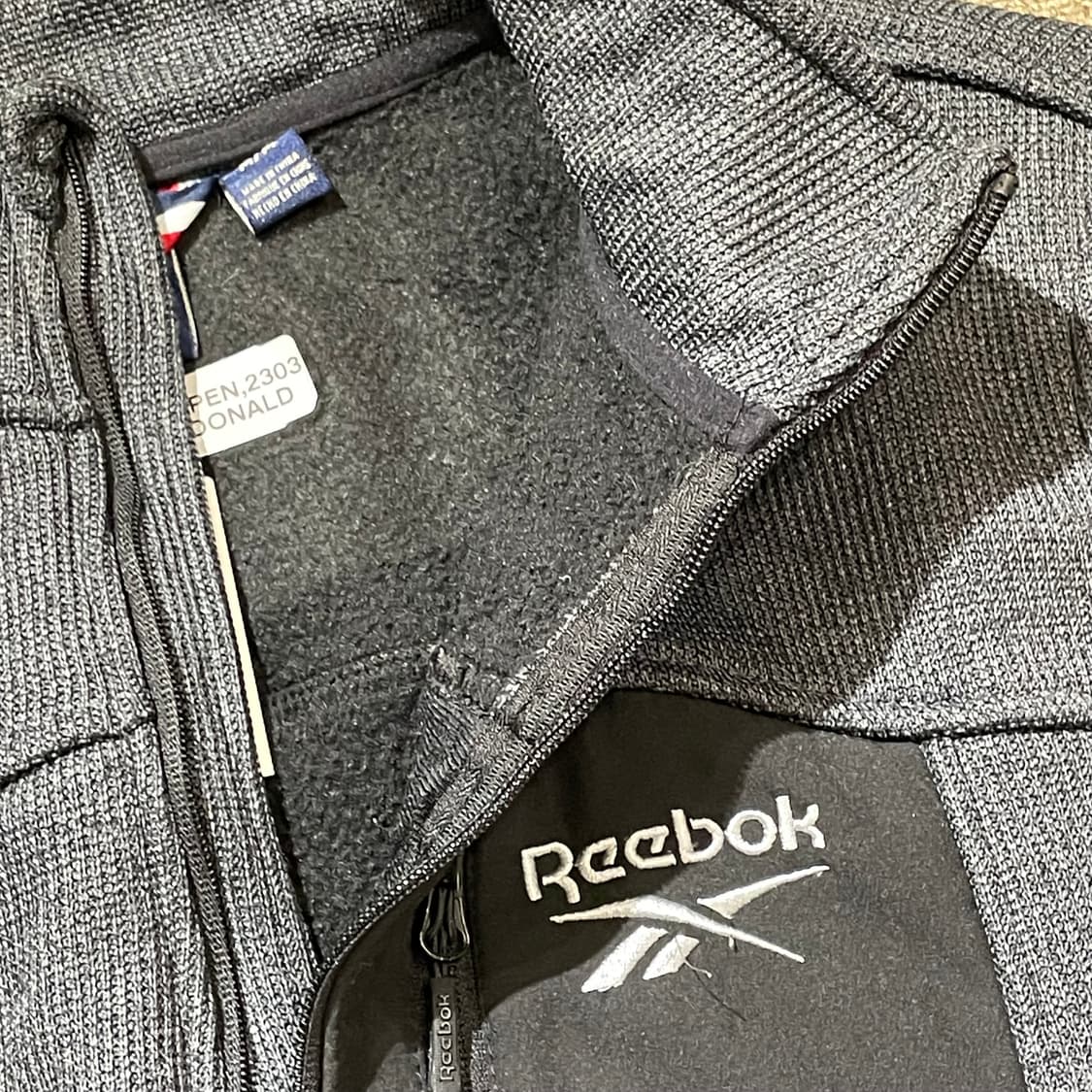 (M) Reebok 리복 폴라텍 플리스 자켓 상품이미지4