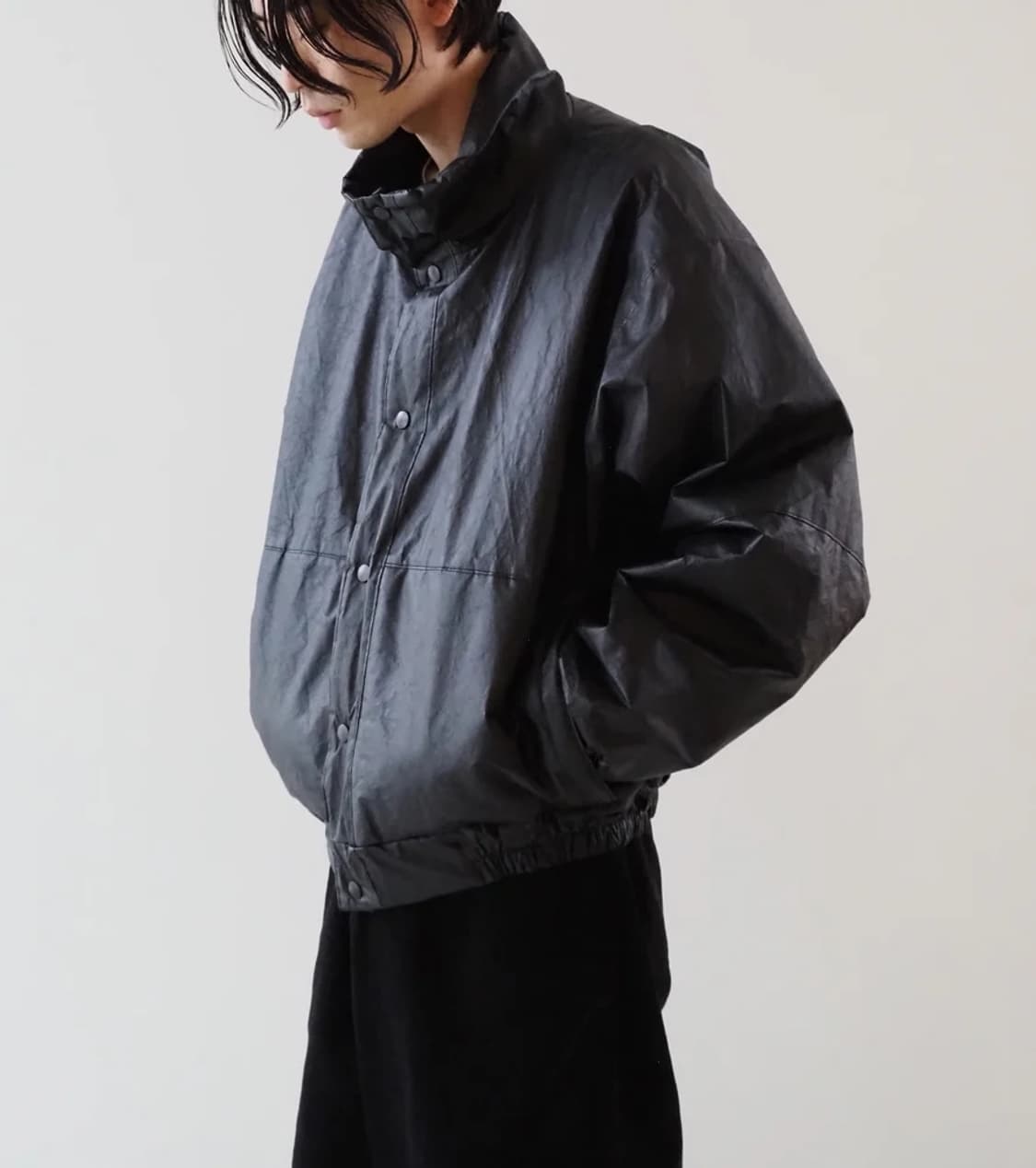 comoli Paper leather padded jacket 2사이즈 상품이미지3