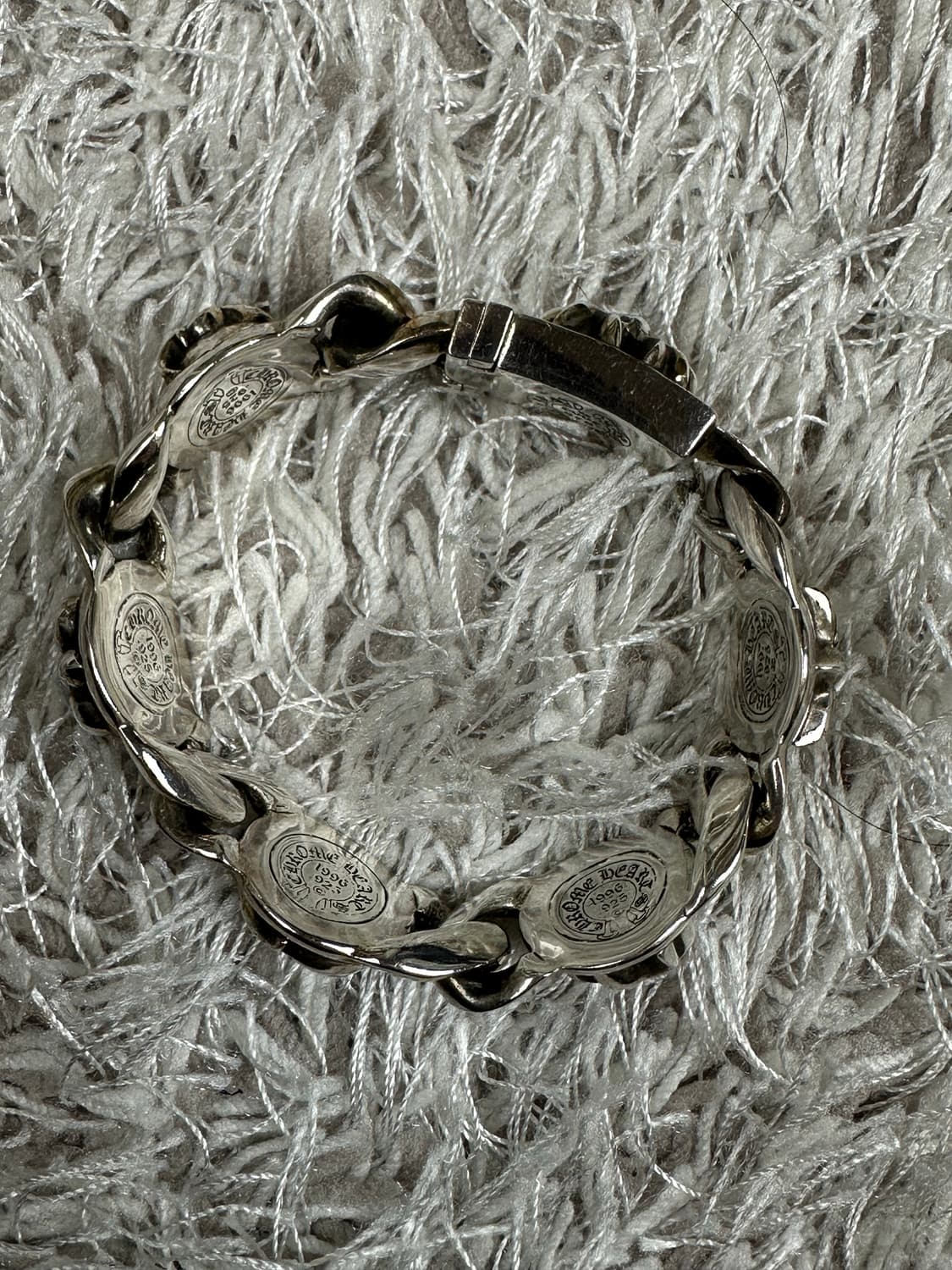 [7 inch] 백화점판 정품 크롬하츠 멀티 링크 팔찌 상품이미지10