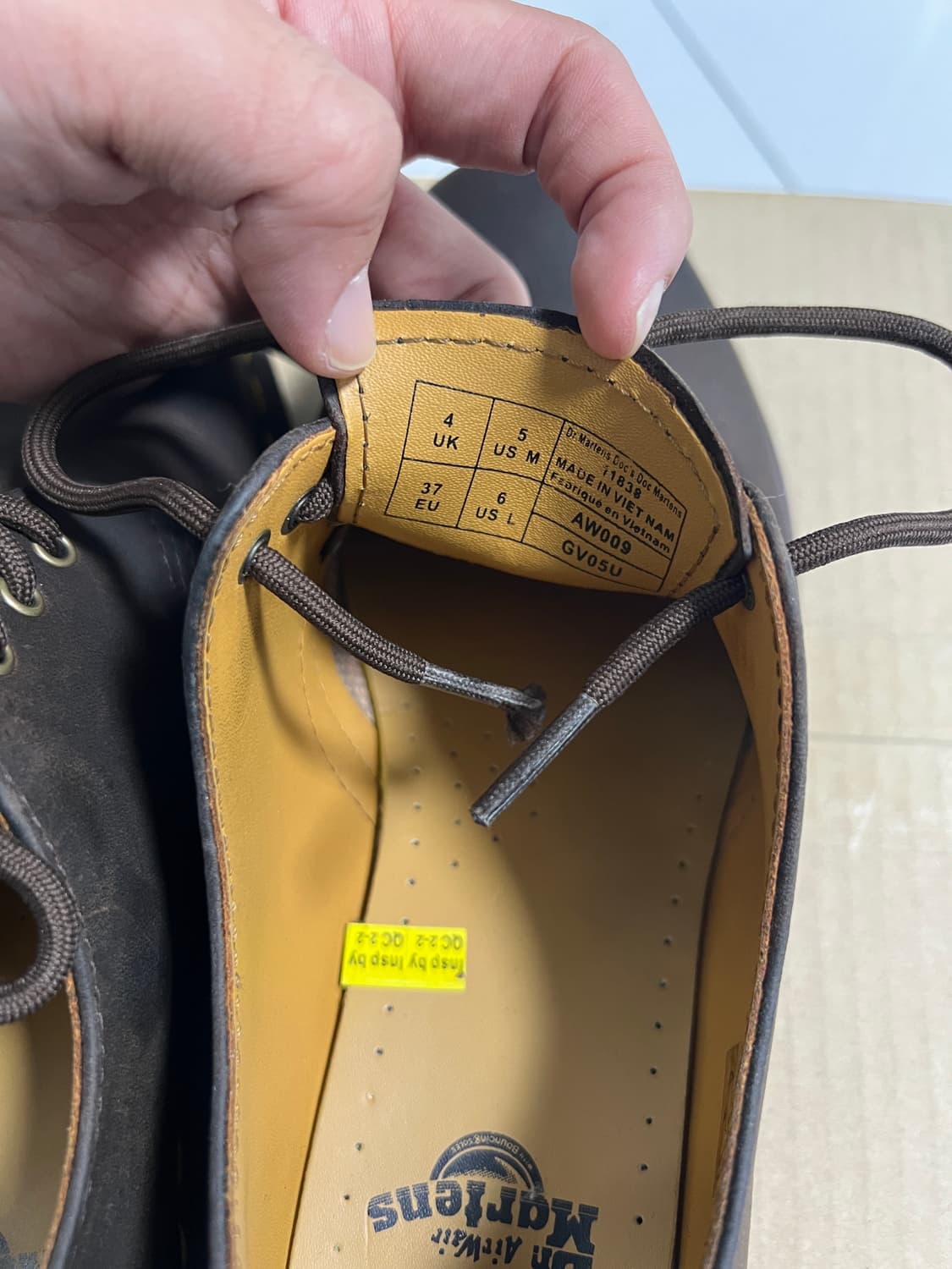 택포15) 닥터마틴 1461 3홀 크레이지호스 UK4  상품이미지6