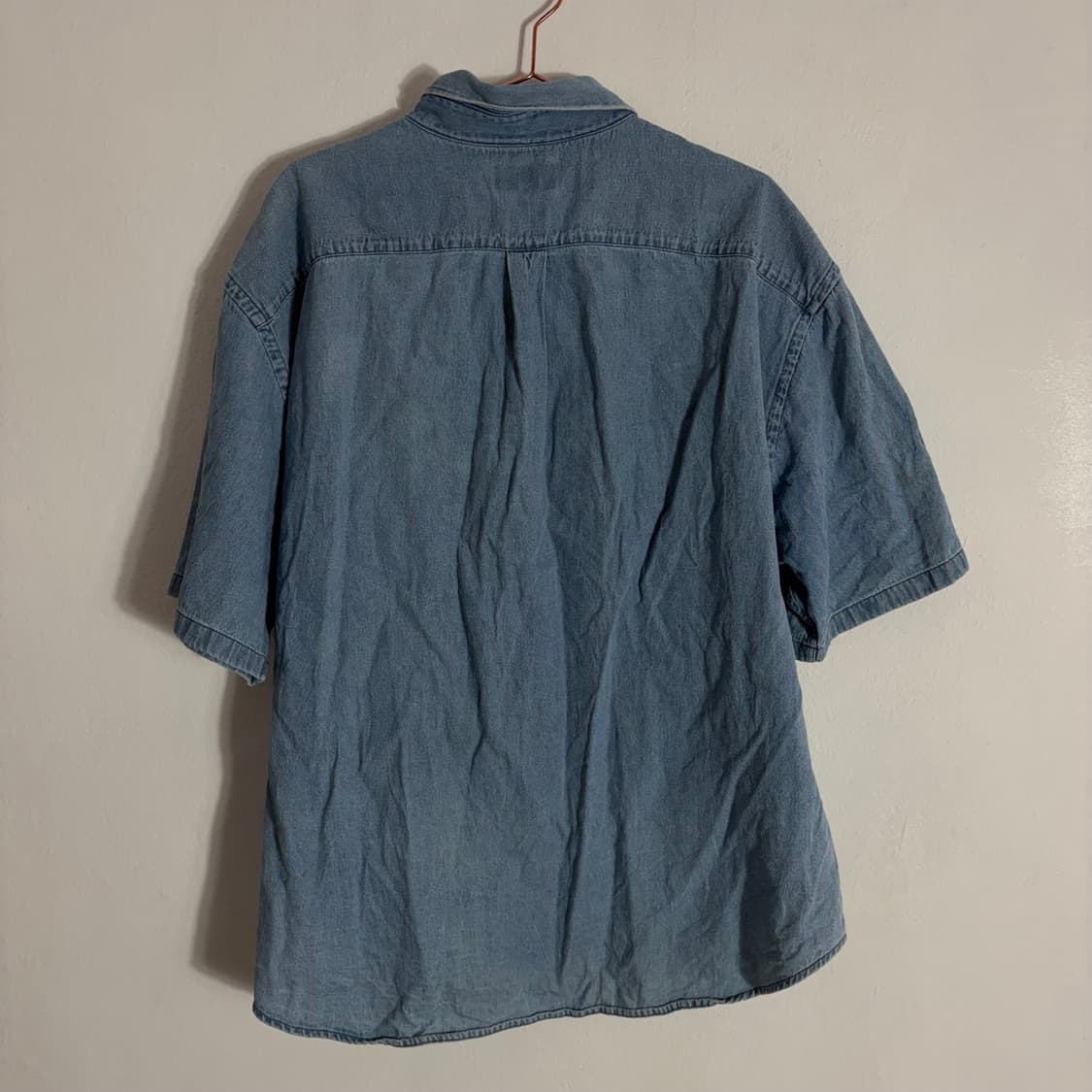 에스피오나지 데님 반팔 셔츠(XL) 상품이미지2