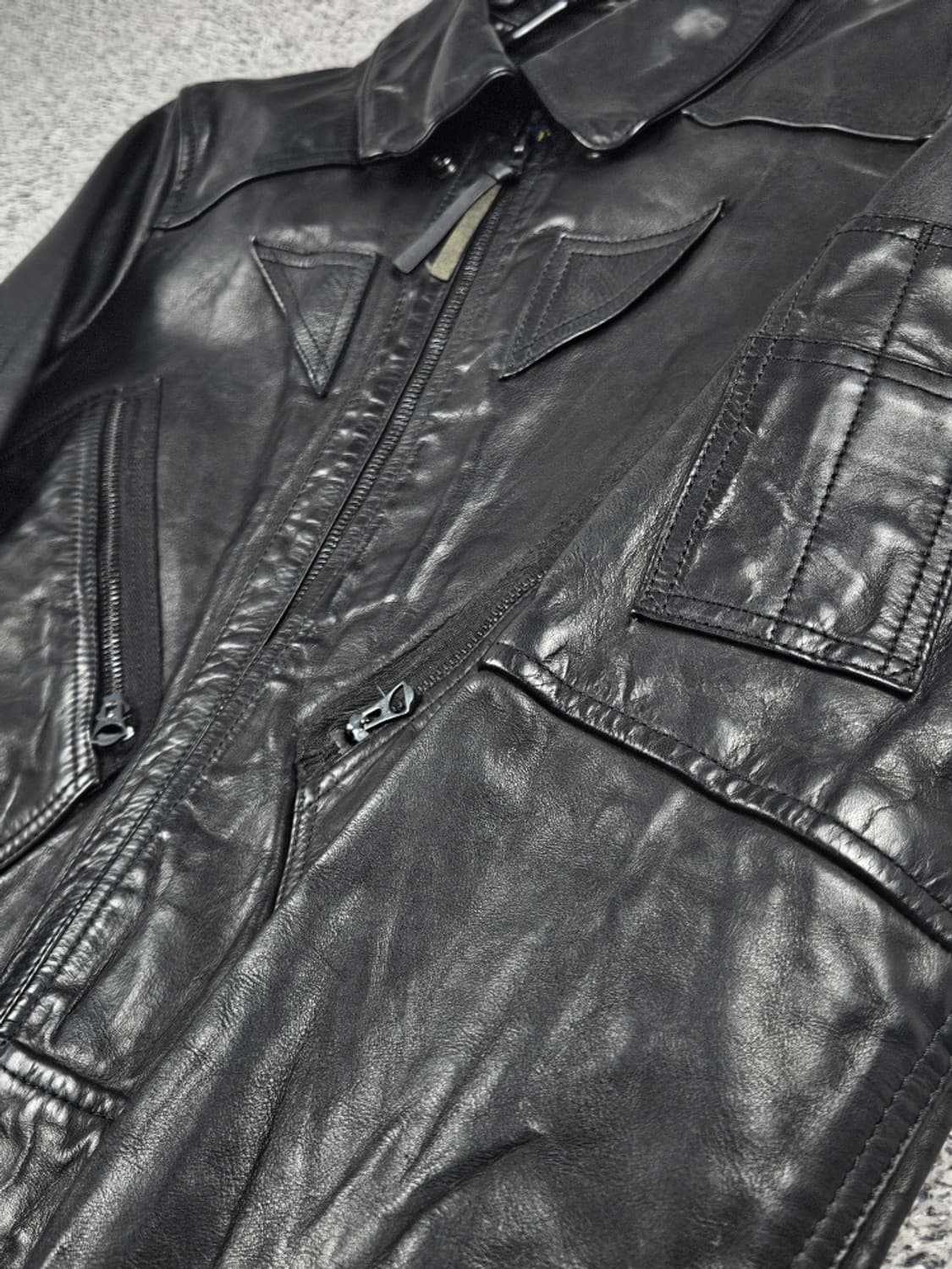 폴로랄프로렌 송아지가죽 모터라이딩 자켓 ( S ) / 10482 상품이미지10