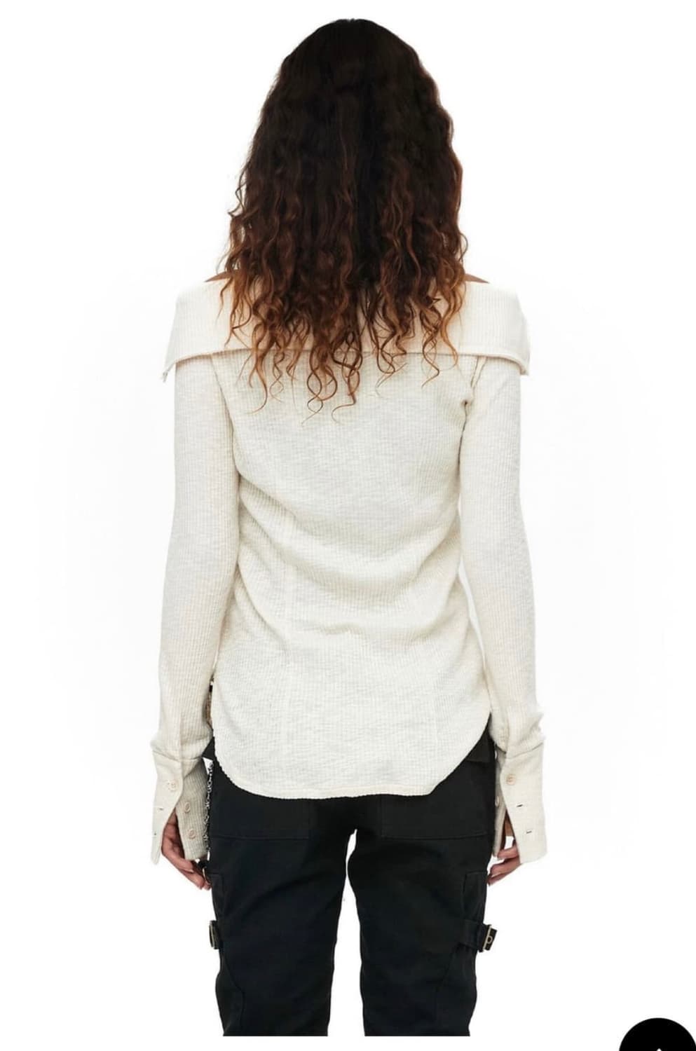 세릭 오프숄더 가디건 아이보리 상품이미지3