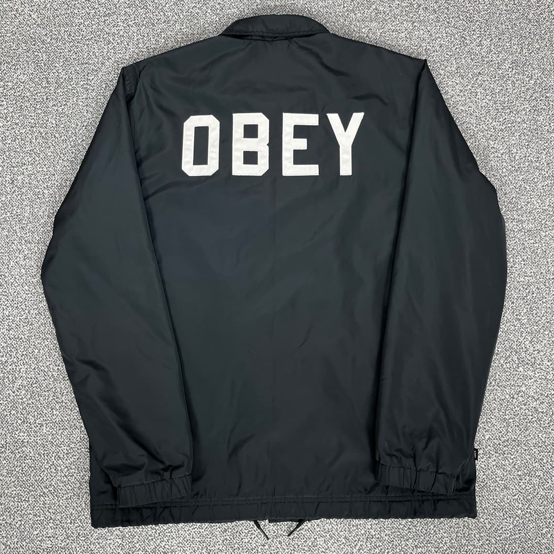 <오베이 백 로고 퀼팅 바람막이 자켓> No.1251 상품이미지3