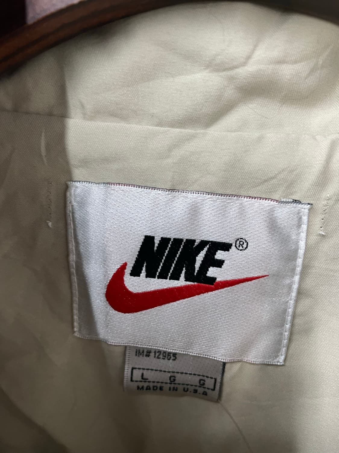 나이키 아이보리 아노락 웜업 H2292 상품이미지5