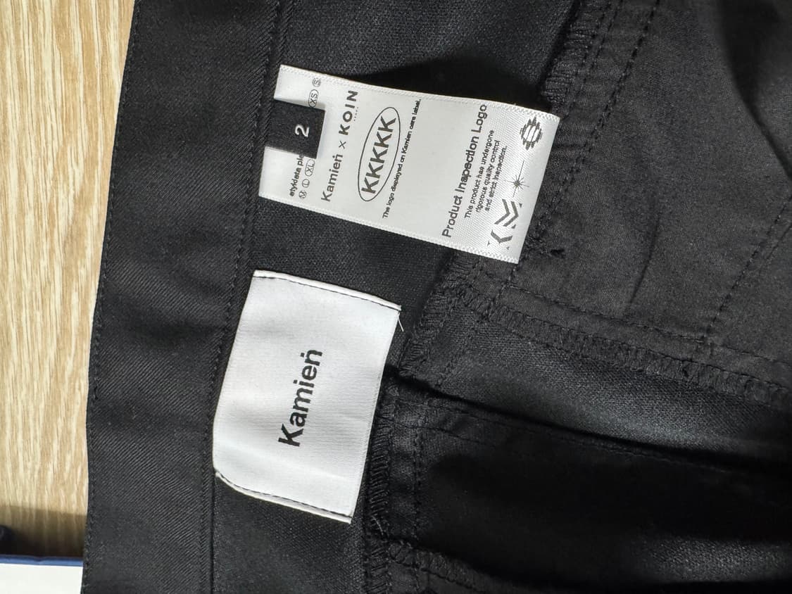 카미엔 코인서울 / 올데이 슬랙스 블랙 / 2사이즈 상품이미지2