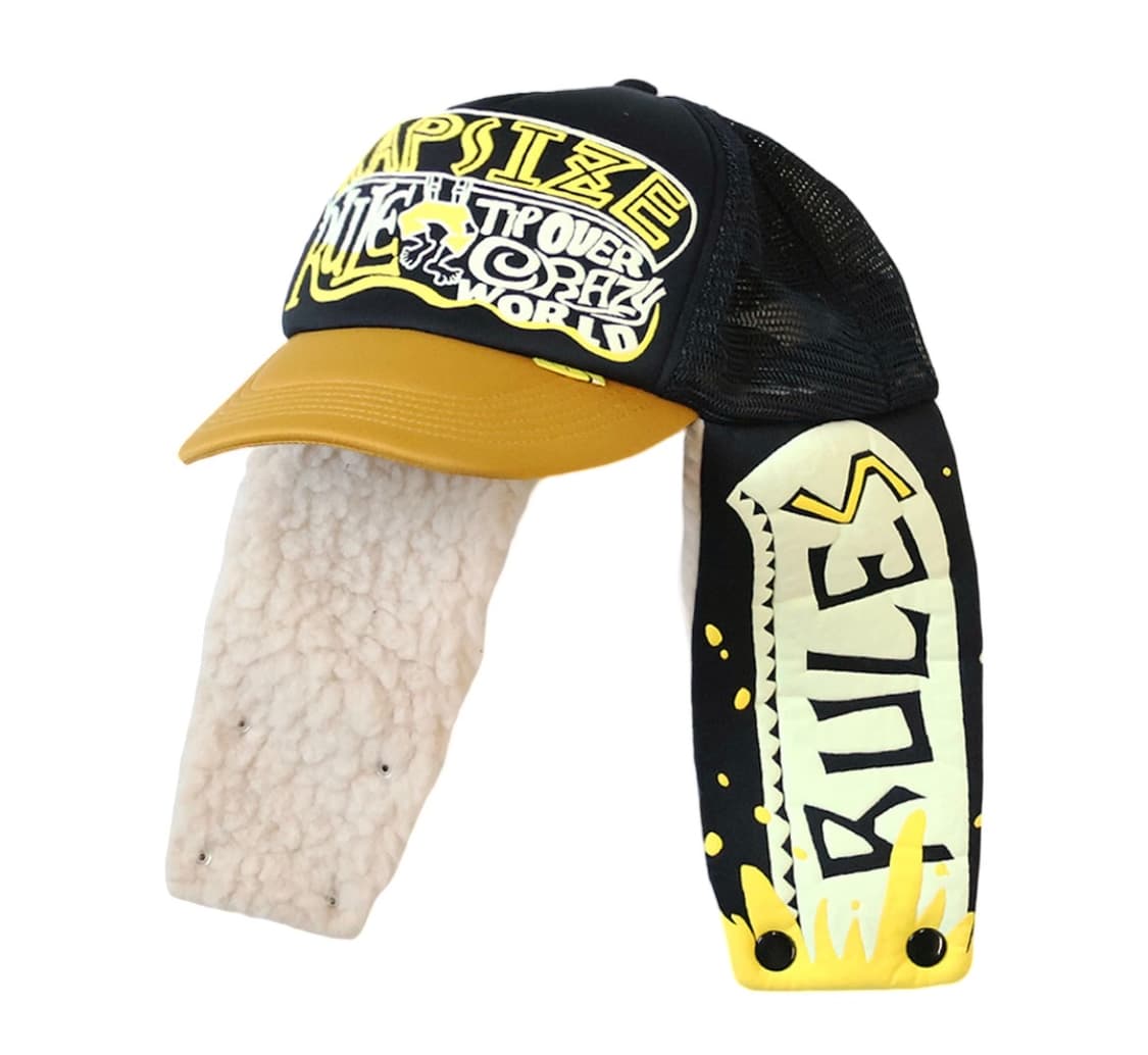 캐피탈 캡사이즈 룰 Pt 럼버 트럭 캡 블랙 골드 상품이미지1