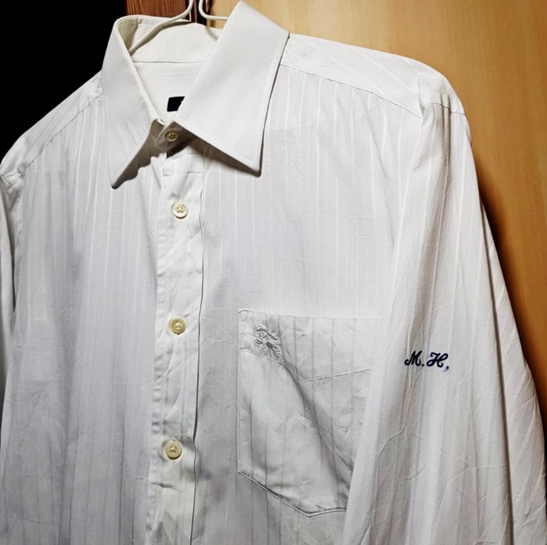 M / 일본 버버리 /초야타케나카 셔츠/2독318  상품이미지1