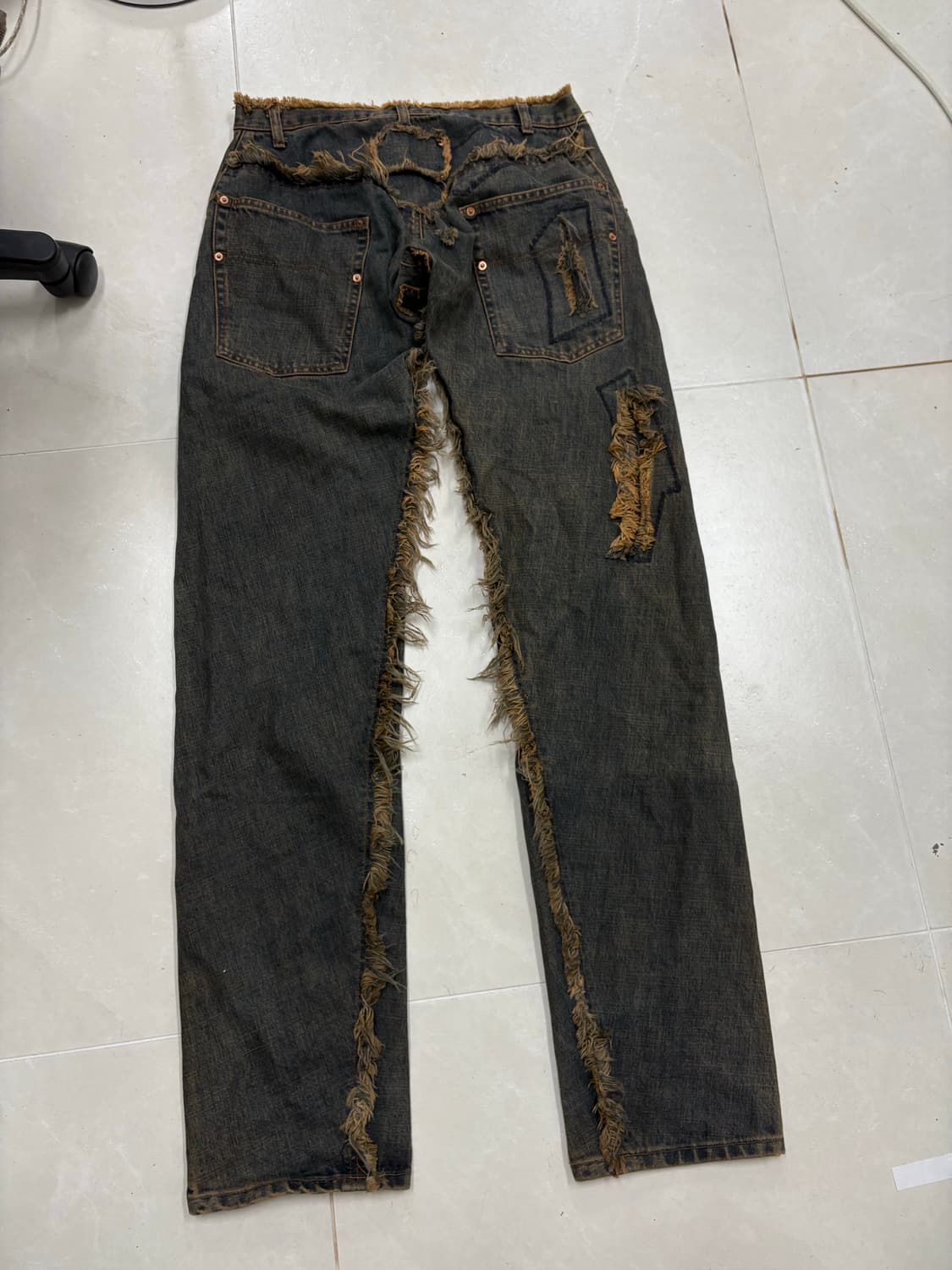 앤드류맥켄지 프린지 데님 상품이미지1