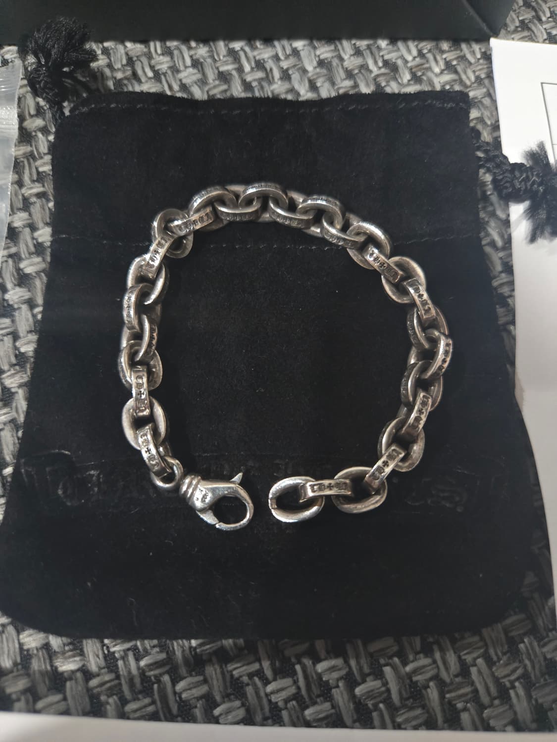 크롬하츠 라지페이퍼 팔찌  정품 상품이미지2