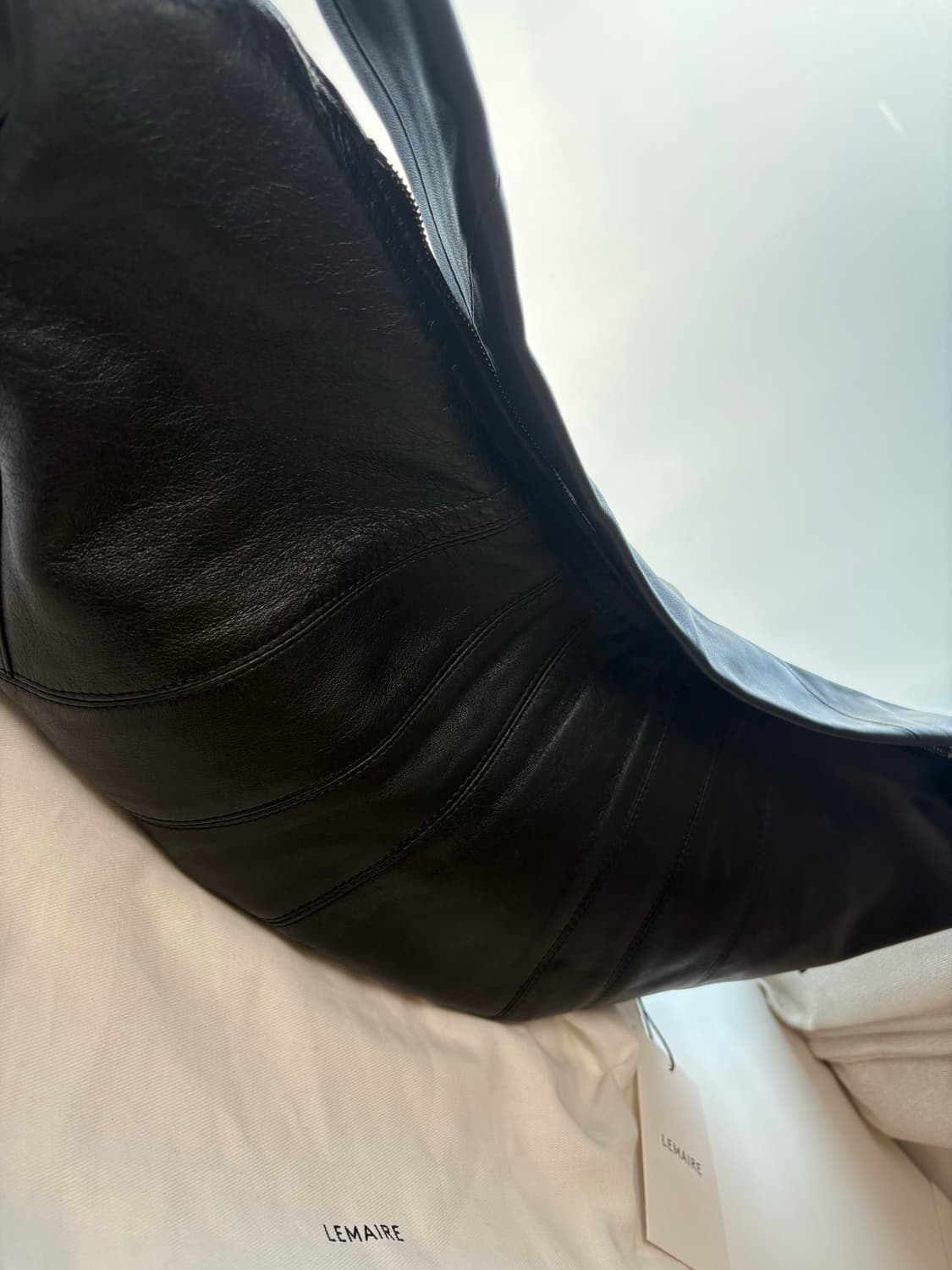르메르 크루아상백 라지 백화점구입 블랙 상품이미지2