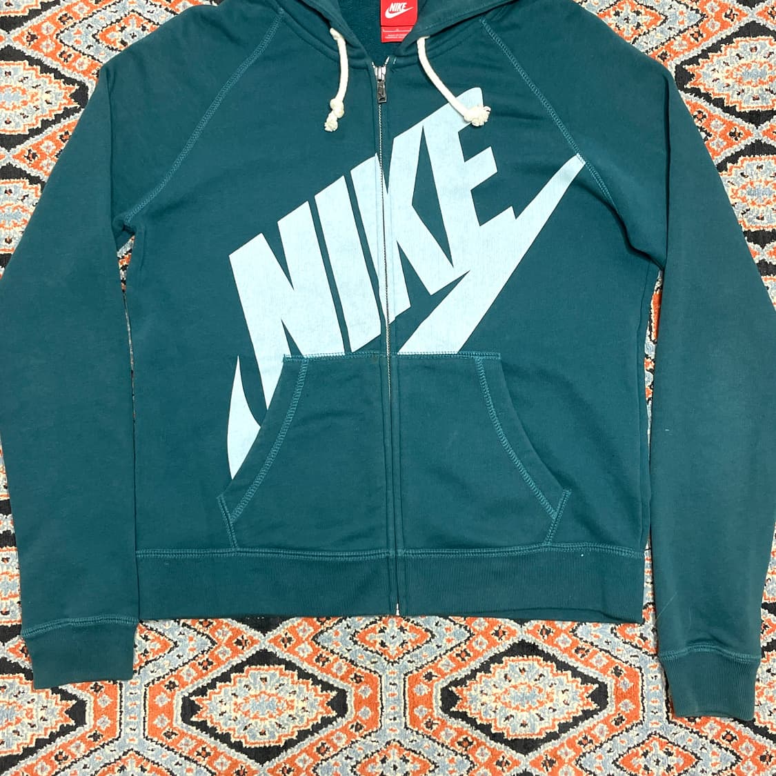 나이키 딥그린 스펠로고 후드집업 여성L 상품이미지3