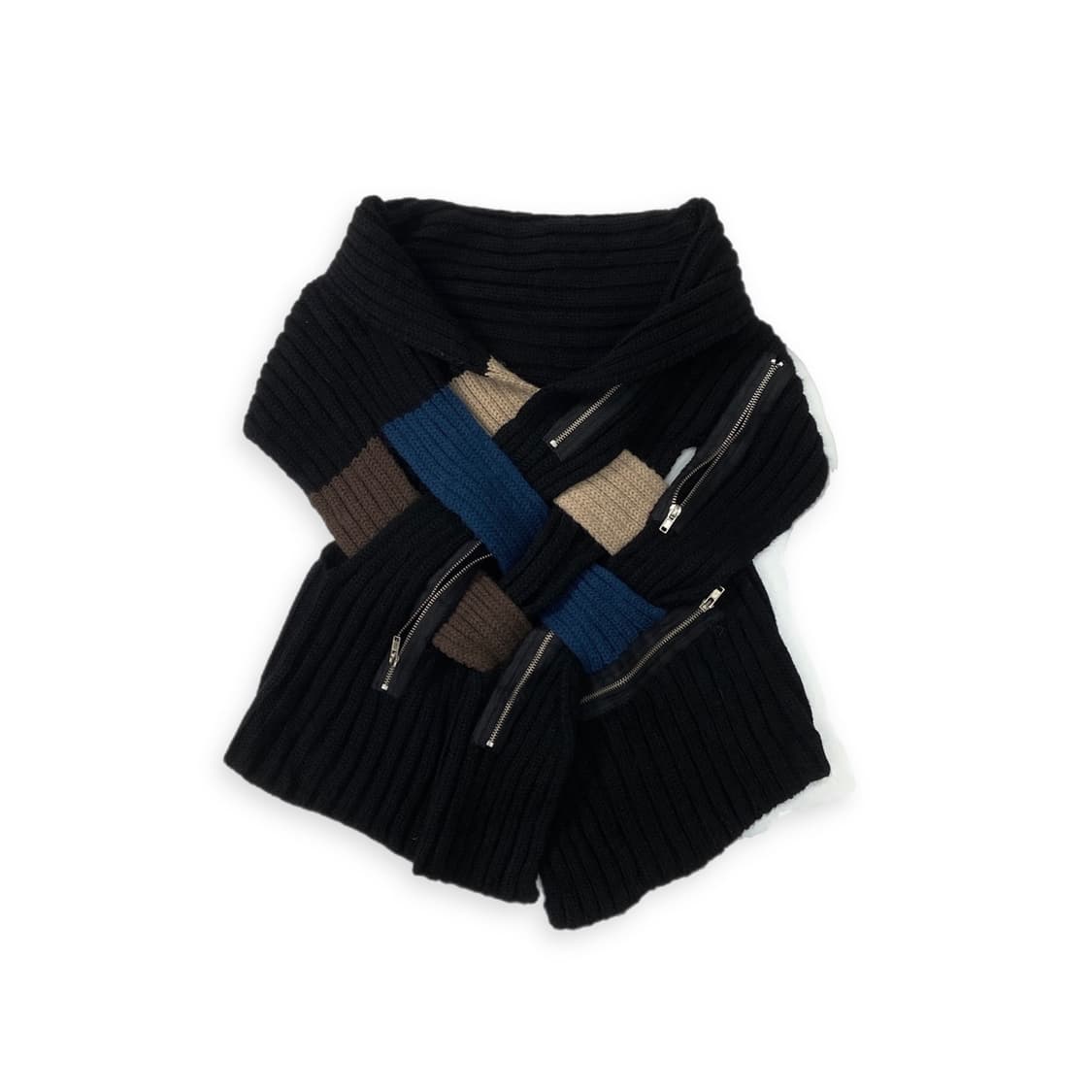 Zipper detail Knit vest  상품이미지1