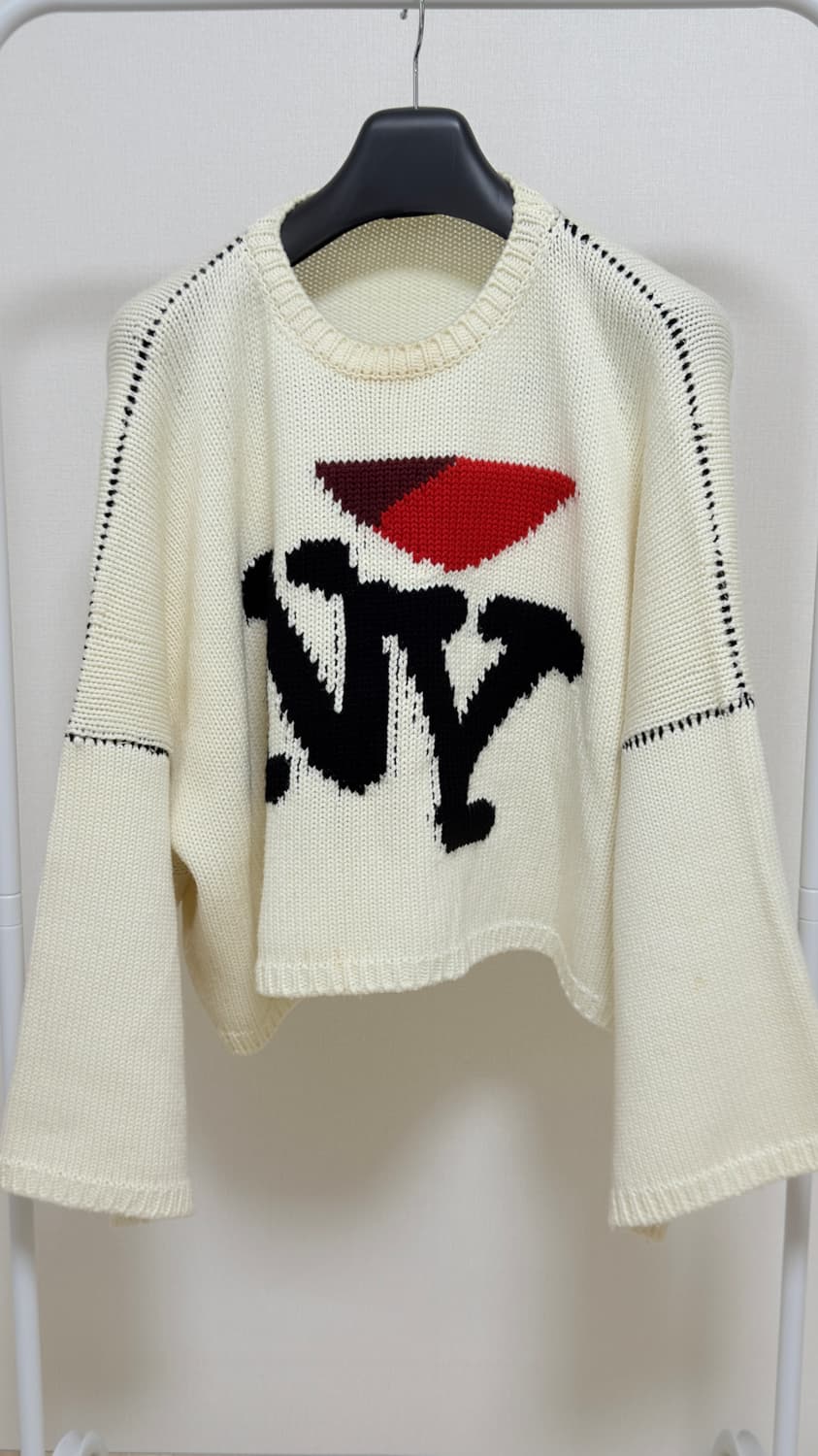 라프시몬스 NY 크롭니트 S 상품이미지1