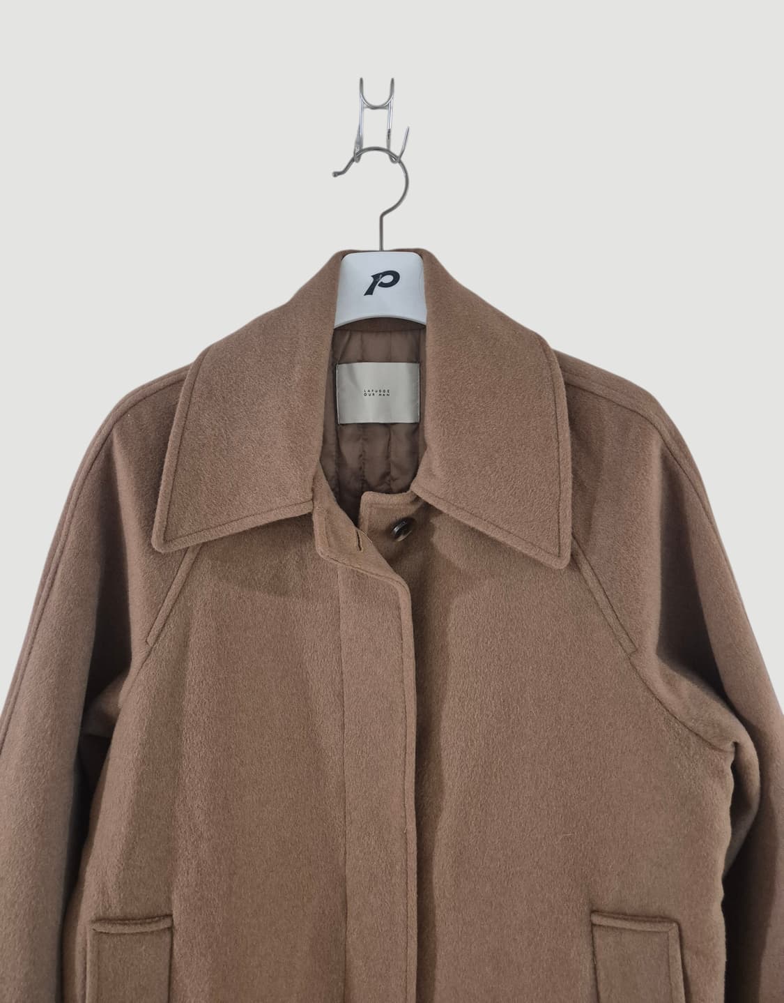 라퍼지스토어 울 발마칸 롱코트 오버핏 상품이미지2