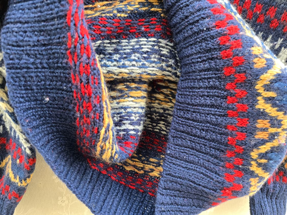 노르딕 빈티지 헤비울 니트 상품이미지8