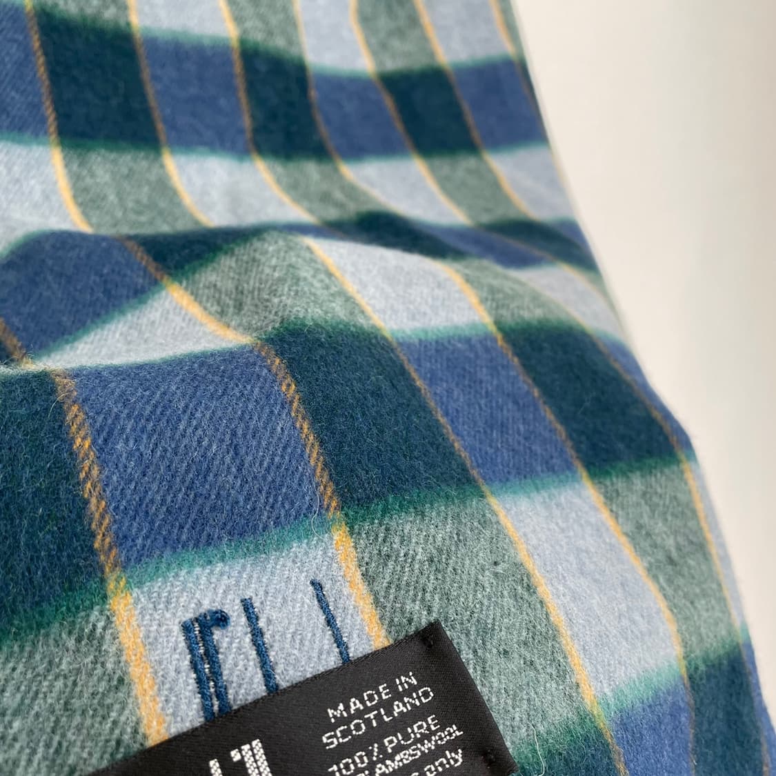 던힐 dunhill 체크 램스울 머플러 목도리 상품이미지4