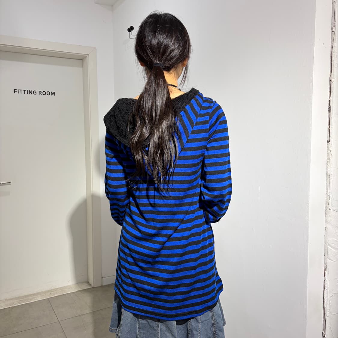 락 펑크 폼폼이 후드 티셔츠 상품이미지4