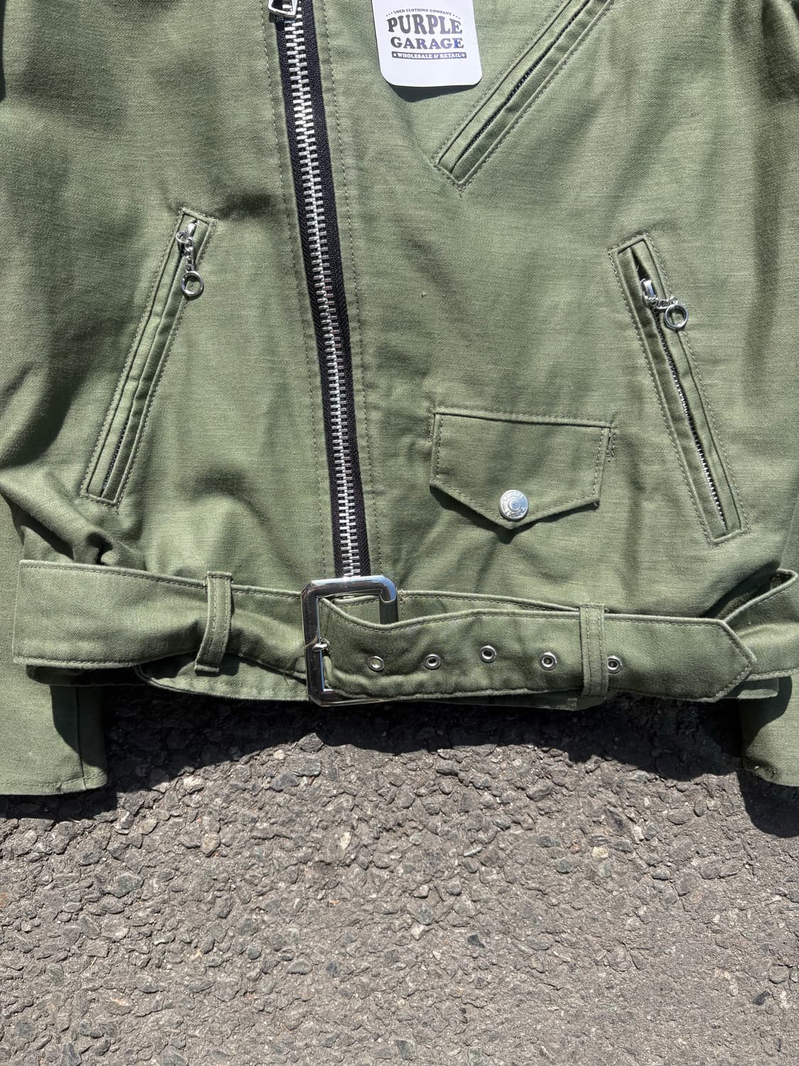 쇼트 모터사이클 라이더자켓 B189 상품이미지3