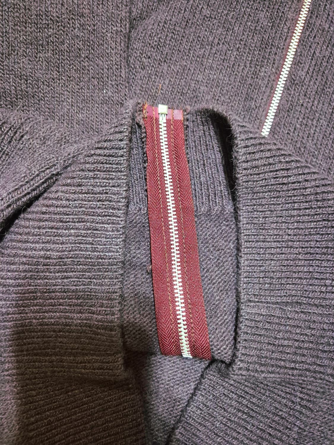 폴스미스 일본제 울 집업 니트 상품이미지4