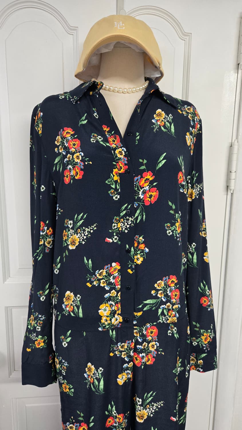 꼼뜨와데 꼬또니에 플라워 점프수트 상품이미지4