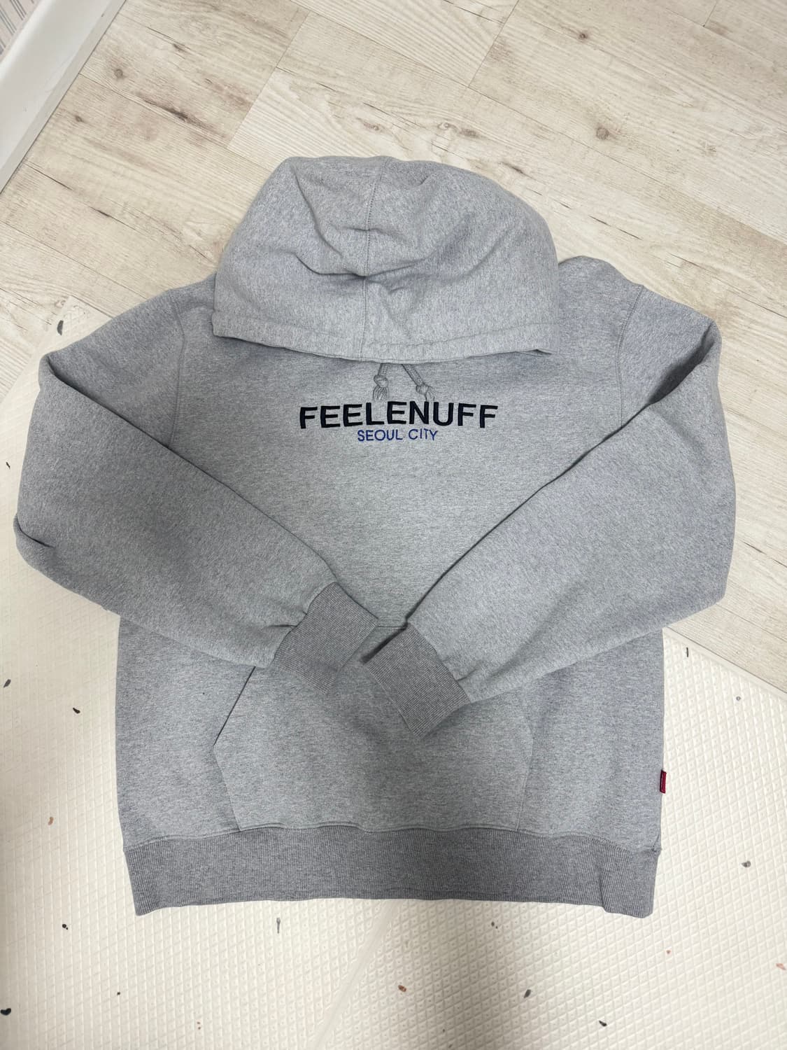 [L]필이너프 서울시티 십자가 후드티 L 상품이미지1