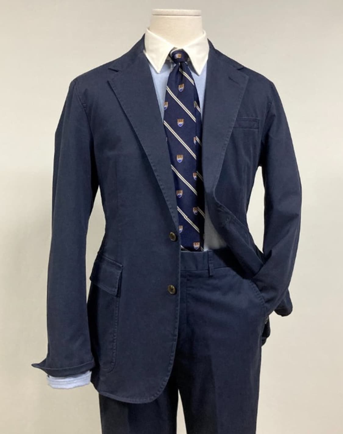 폴로 랄프로렌 치노 셋업 수트 (네이비) S 사이즈 상품이미지1