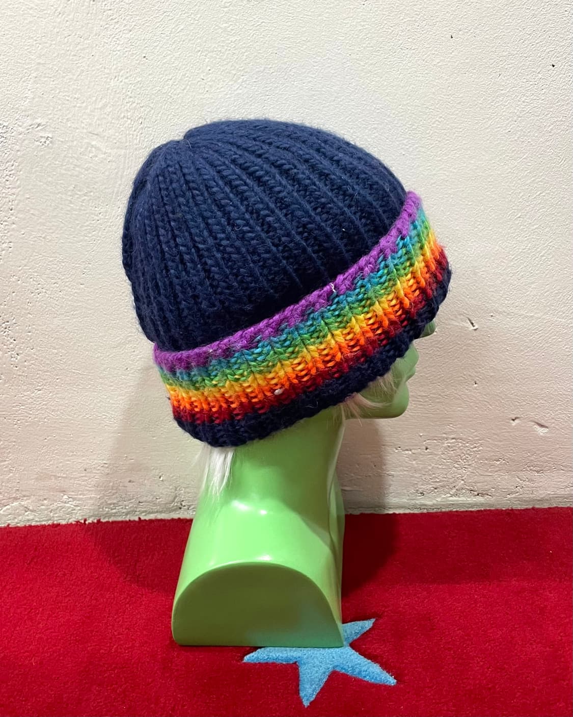 Rainbow big beanie 상품이미지2