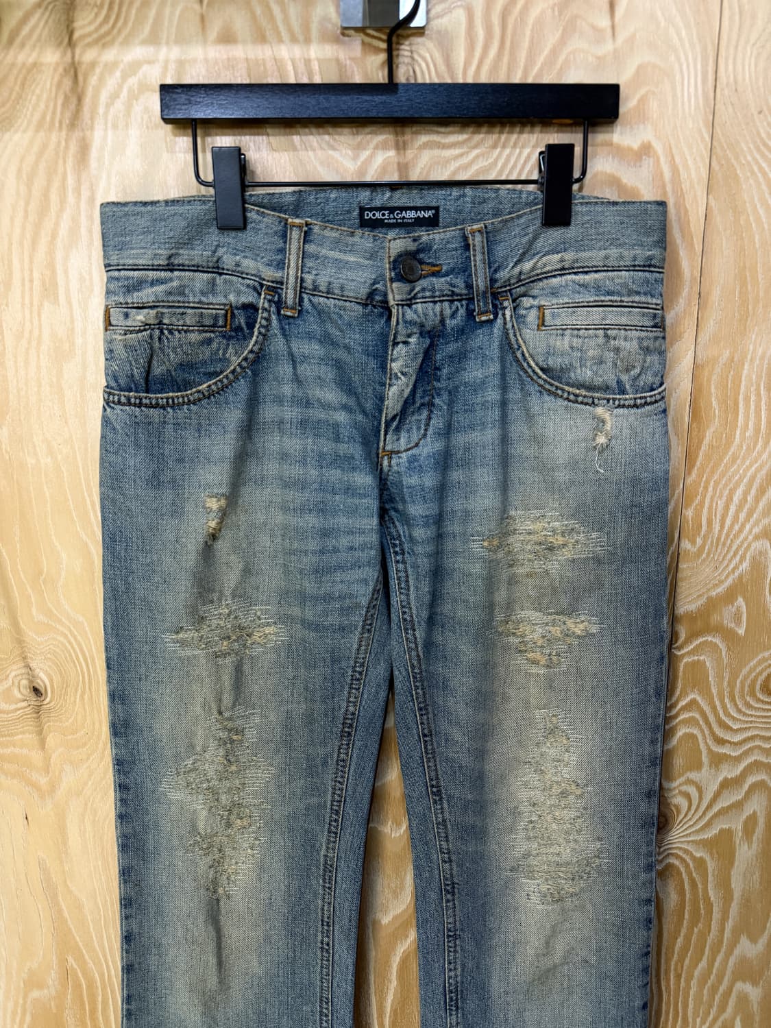 돌체앤가바나 데미지드 데님 팬츠 상품이미지4