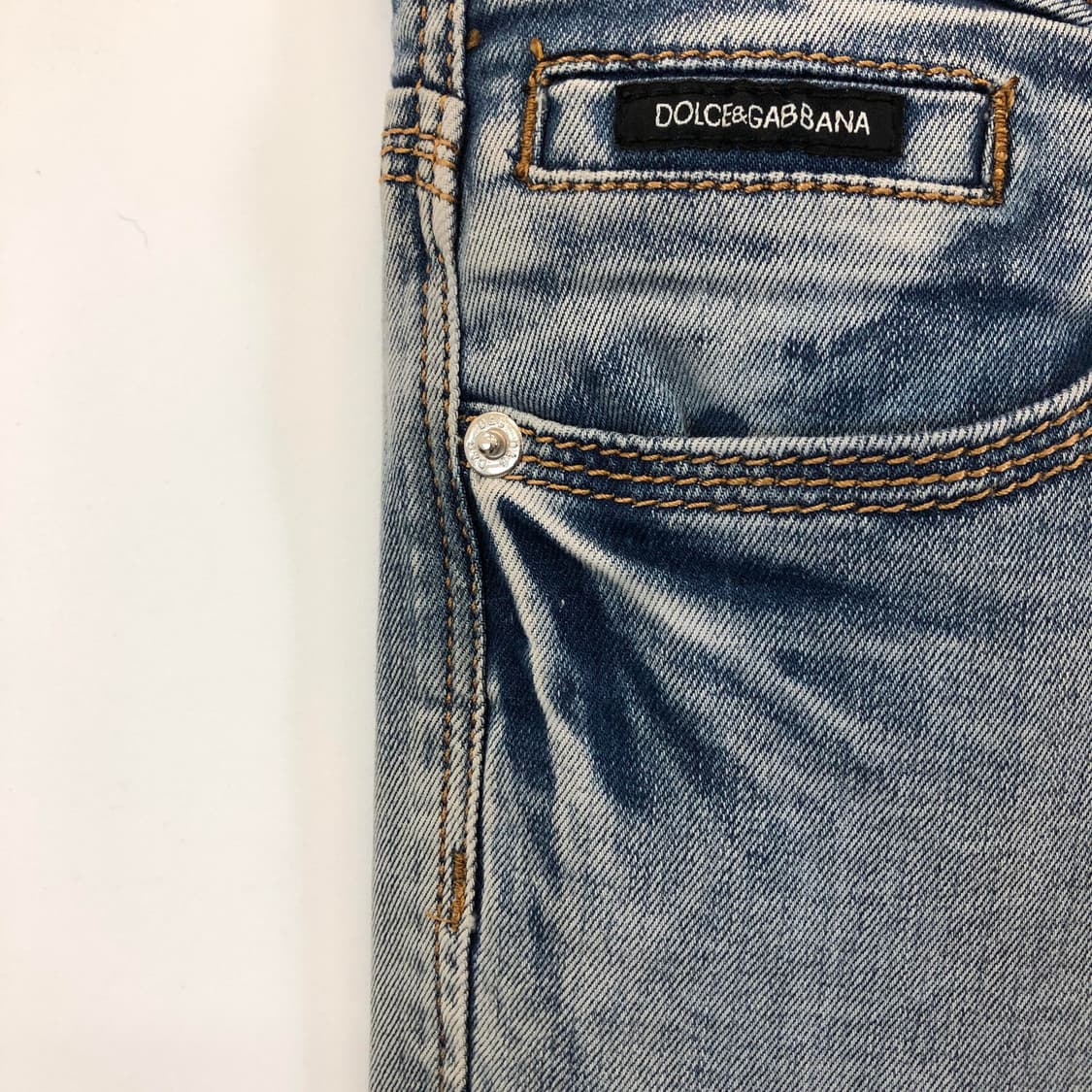 돌체앤가바나 은장플레이트 스판청바지 30 인치 상품이미지2