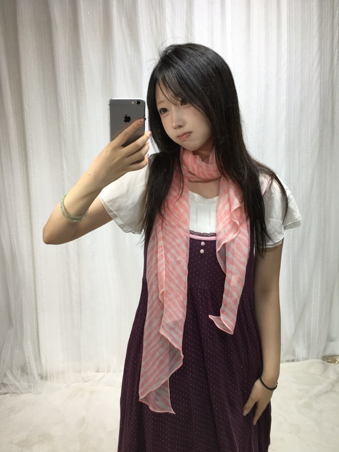 빈티지 라즈베리 도트 코디세트  상품이미지2