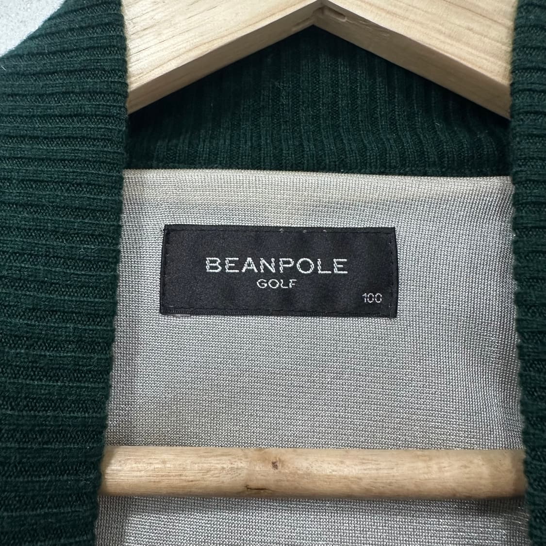 빈폴 아가일 니트 집업가디건 상품이미지3