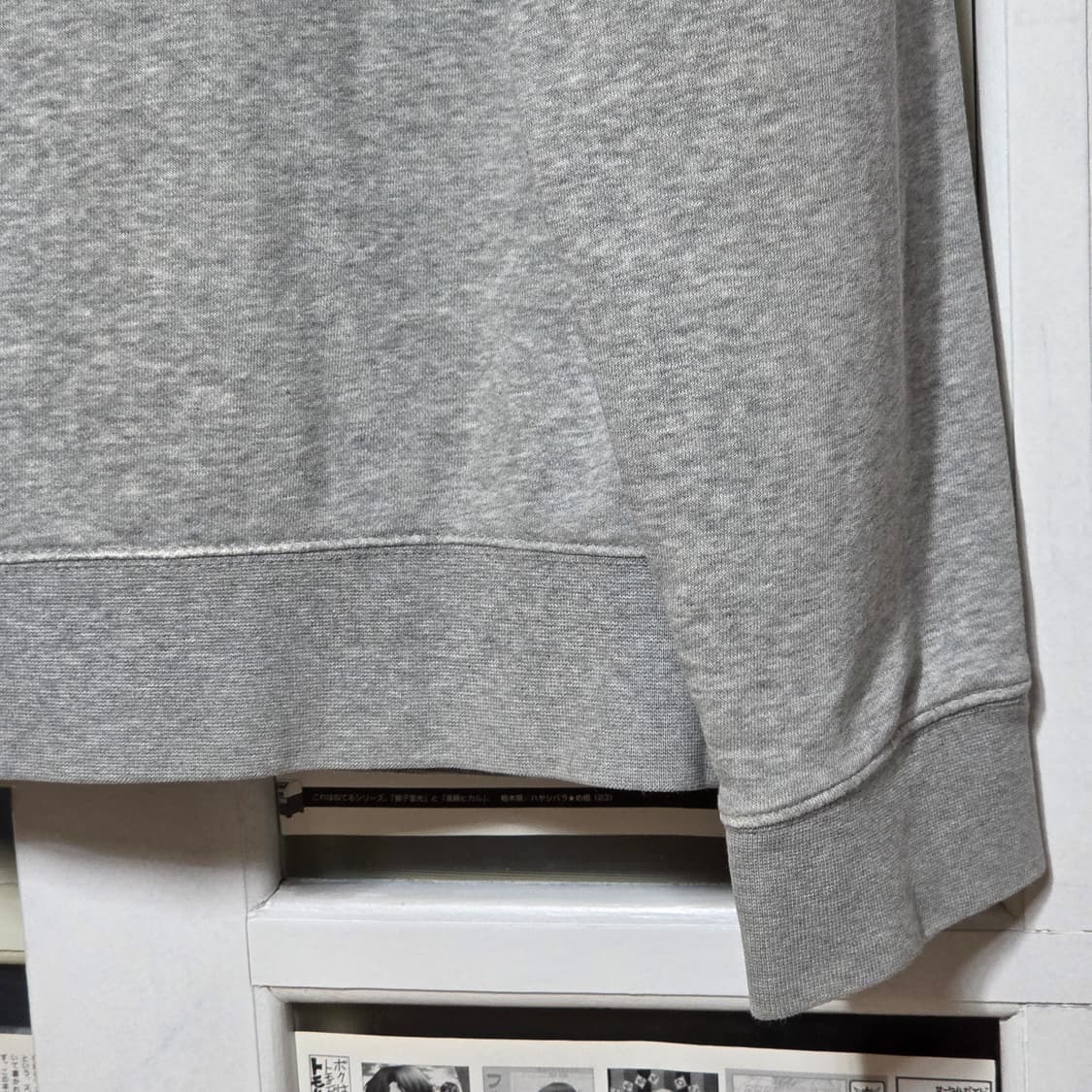 나이키 라이트 그레이 오버핏 후드집업 상품이미지7